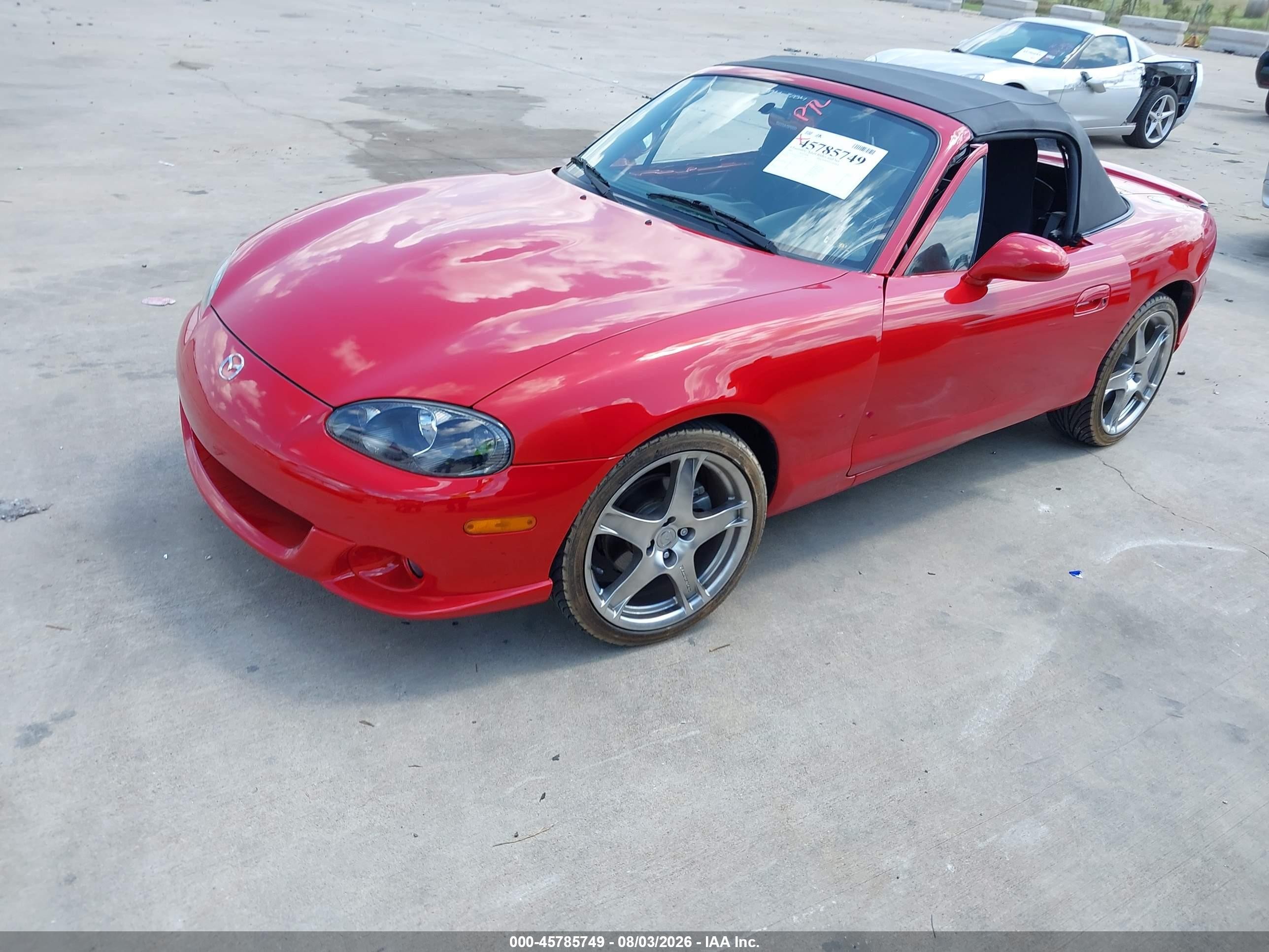 2005 Mazda Mazdaspeed Mx-5 Miata Cloth Red vin: JM1NB354350411378