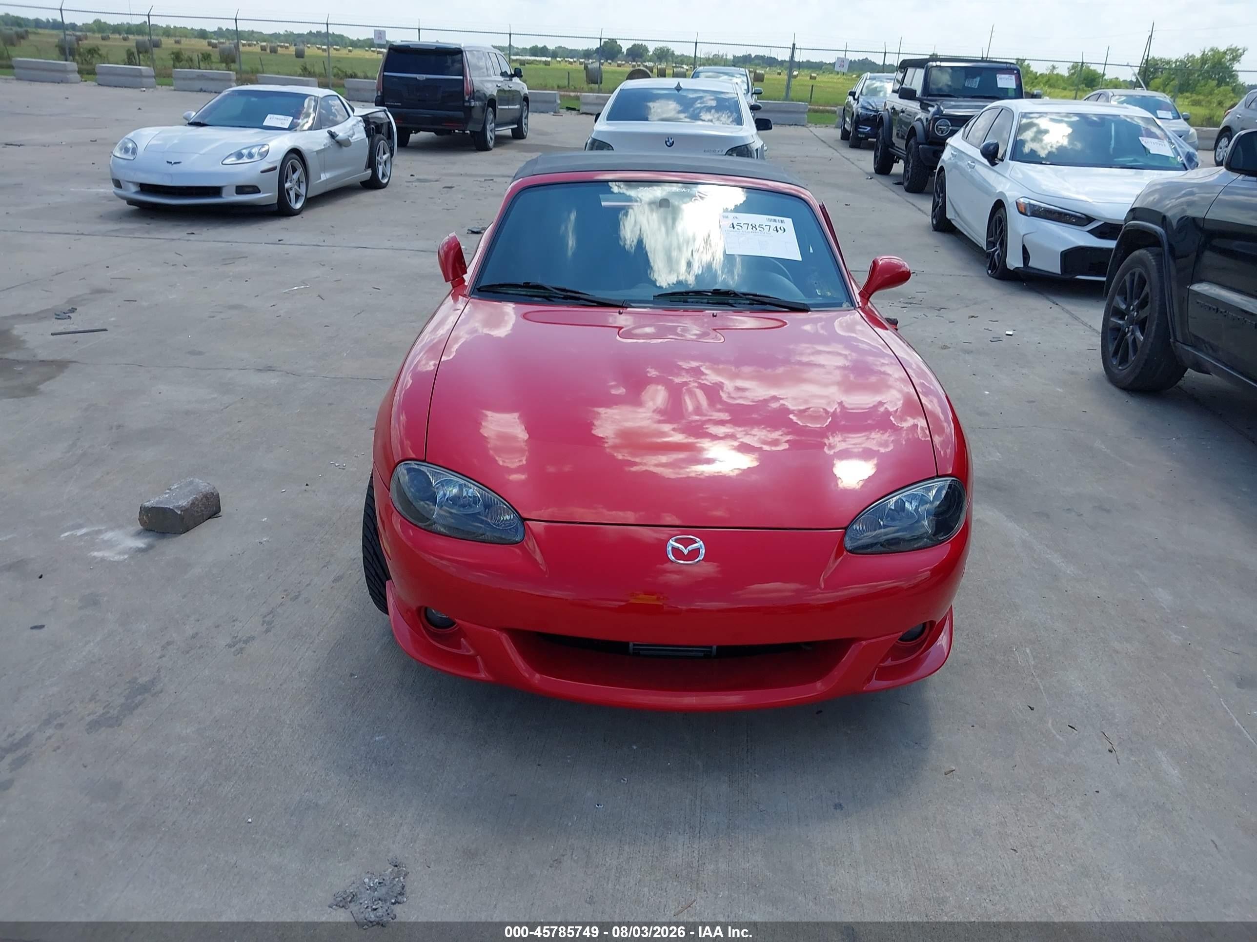 2005 Mazda Mazdaspeed Mx-5 Miata Cloth Red vin: JM1NB354350411378