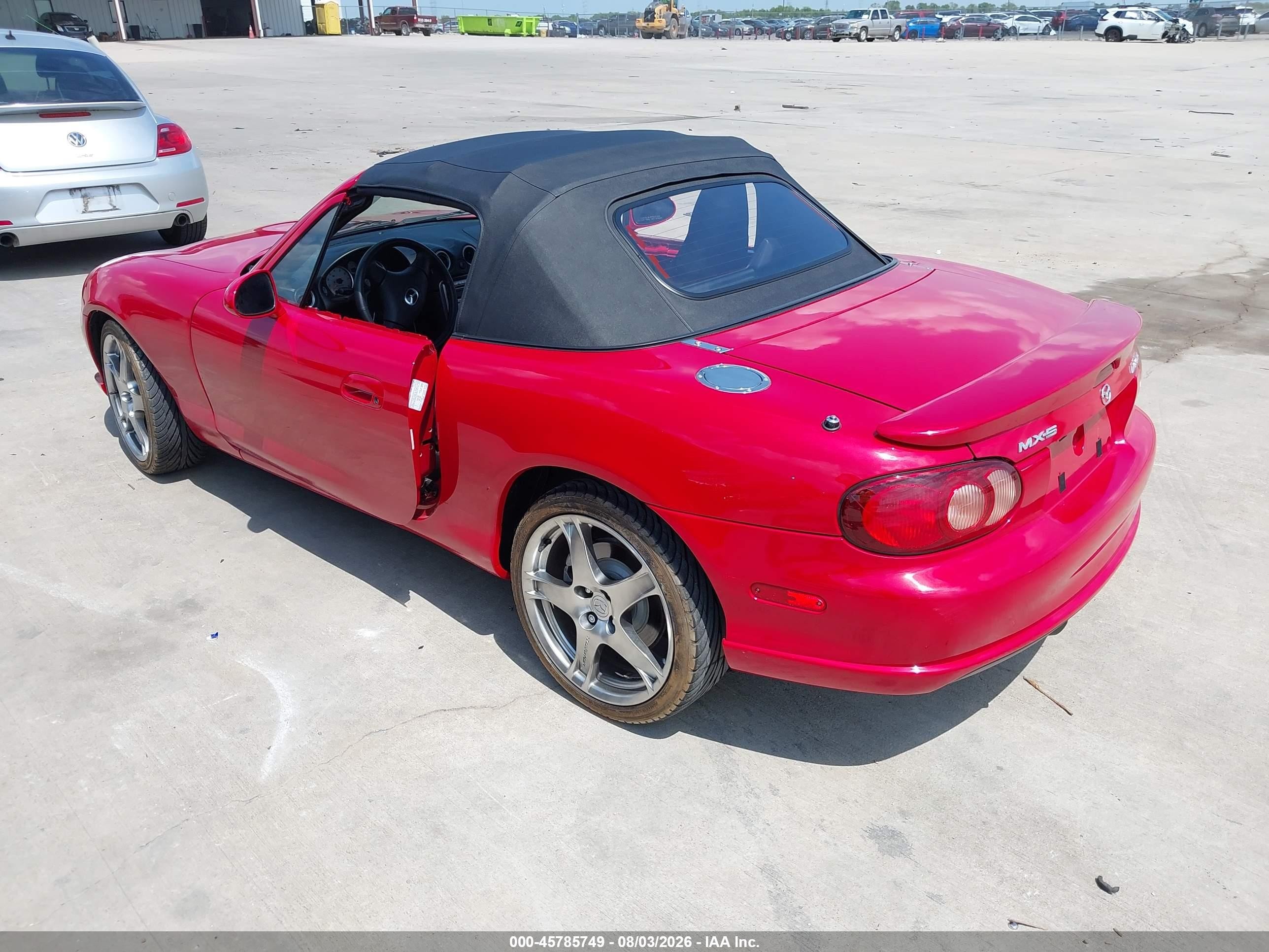 2005 Mazda Mazdaspeed Mx-5 Miata Cloth Red vin: JM1NB354350411378