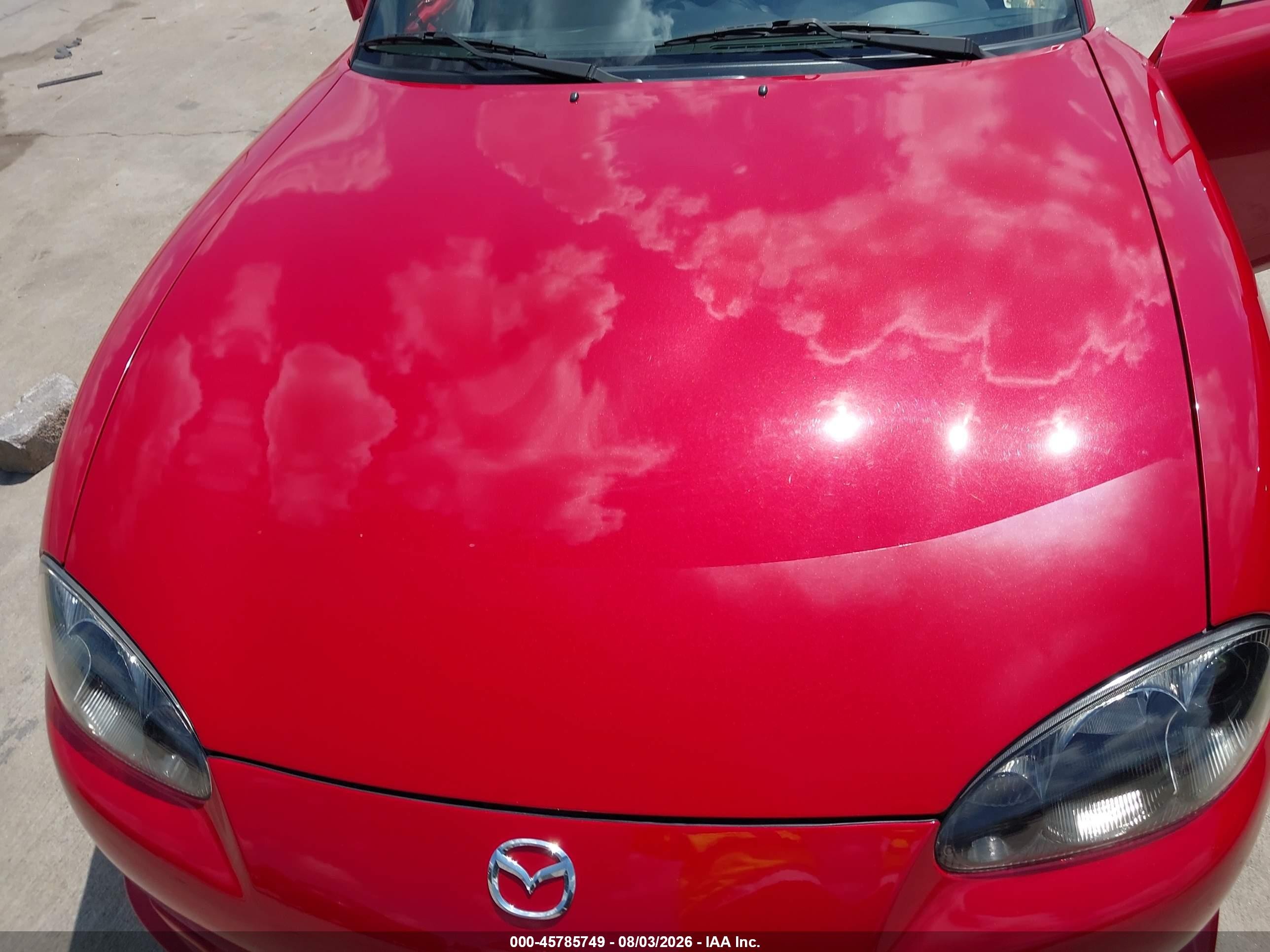 2005 Mazda Mazdaspeed Mx-5 Miata Cloth Red vin: JM1NB354350411378