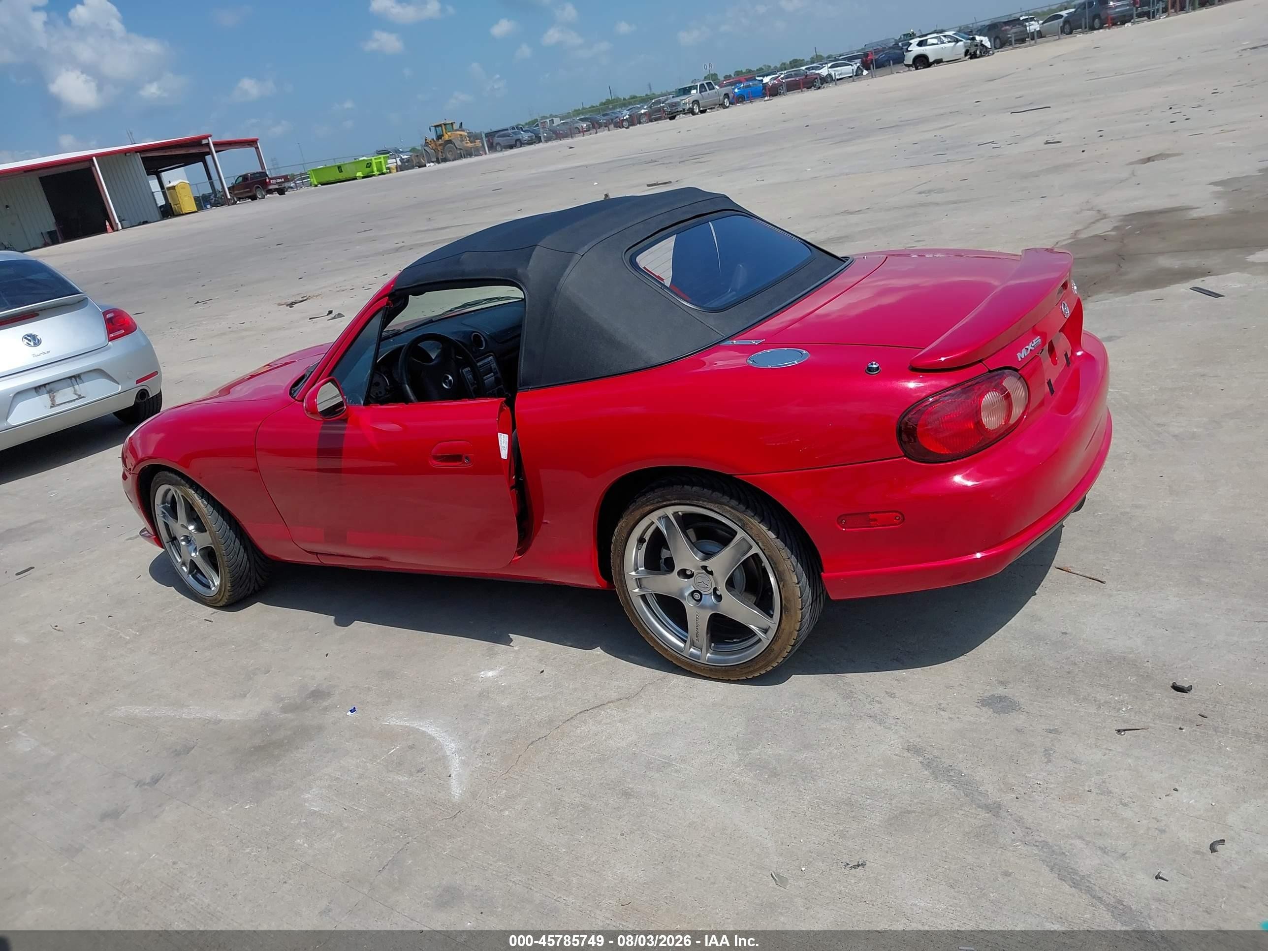 2005 Mazda Mazdaspeed Mx-5 Miata Cloth Red vin: JM1NB354350411378