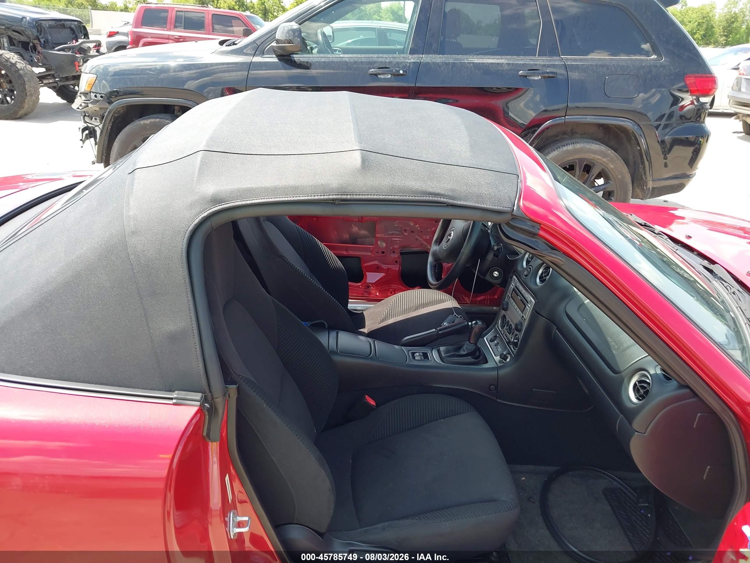 2005 Mazda Mazdaspeed Mx-5 Miata Cloth Red vin: JM1NB354350411378