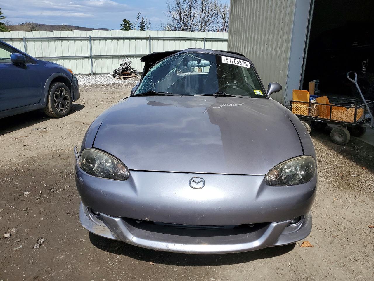 2004 Mazda Mx-5 Miata Speed Серый vin: JM1NB354440407385
