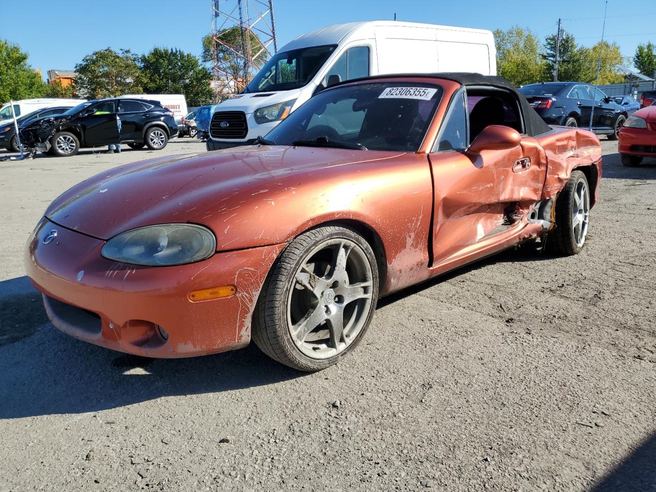 2005 Mazda Mx-5 Miata Speed Orange vin: JM1NB354550413018