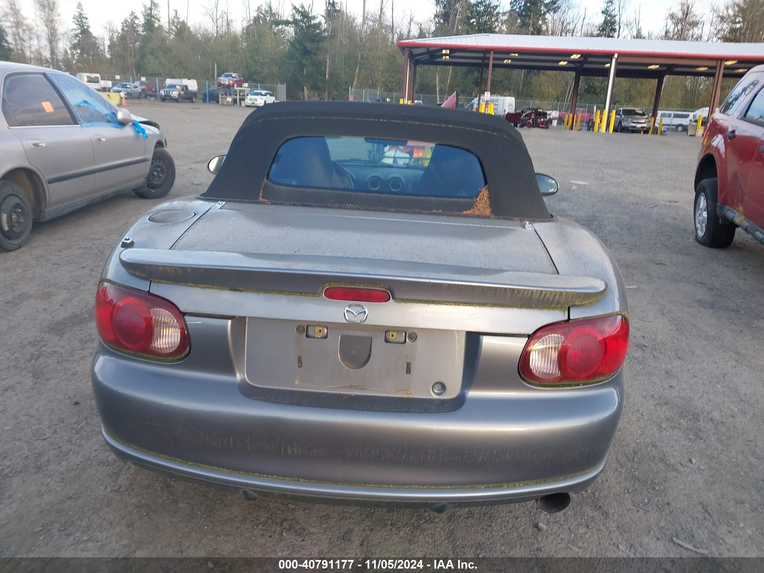 2005 Mazda Mazdaspeed Mx-5 Miata Cloth Silver vin: JM1NB354550414380