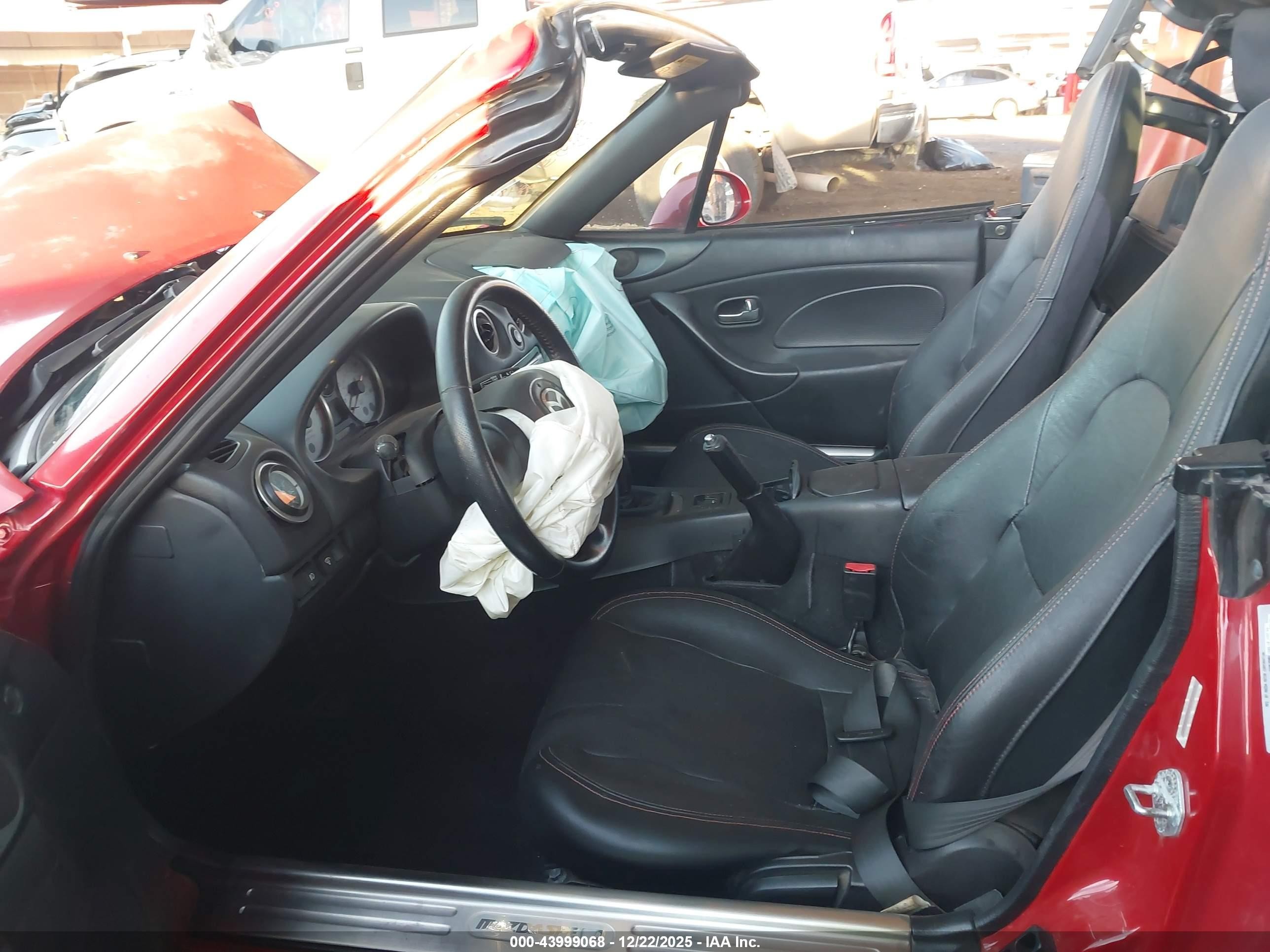 2004 Mazda Mazdaspeed Mx-5 Miata Cloth Красный vin: JM1NB354640409848