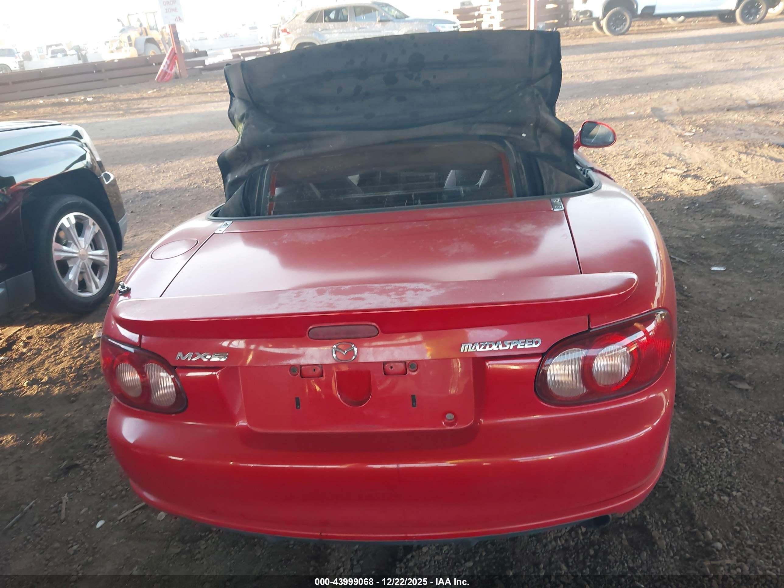 2004 Mazda Mazdaspeed Mx-5 Miata Cloth Красный vin: JM1NB354640409848