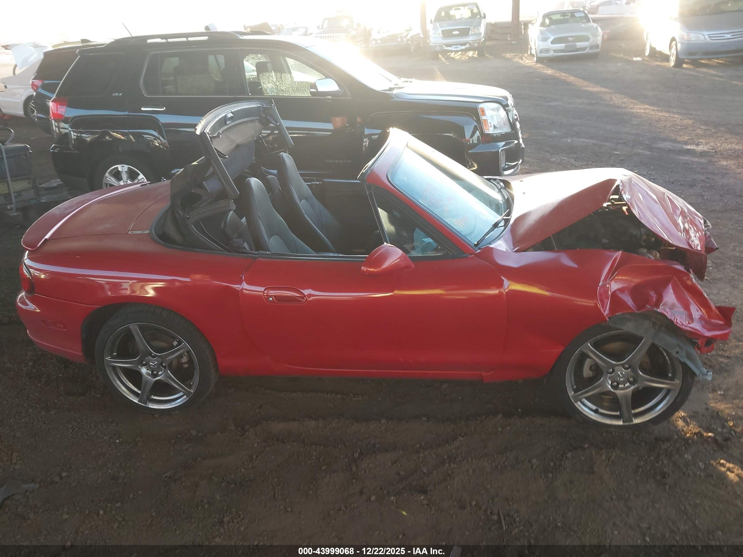 2004 Mazda Mazdaspeed Mx-5 Miata Cloth Красный vin: JM1NB354640409848