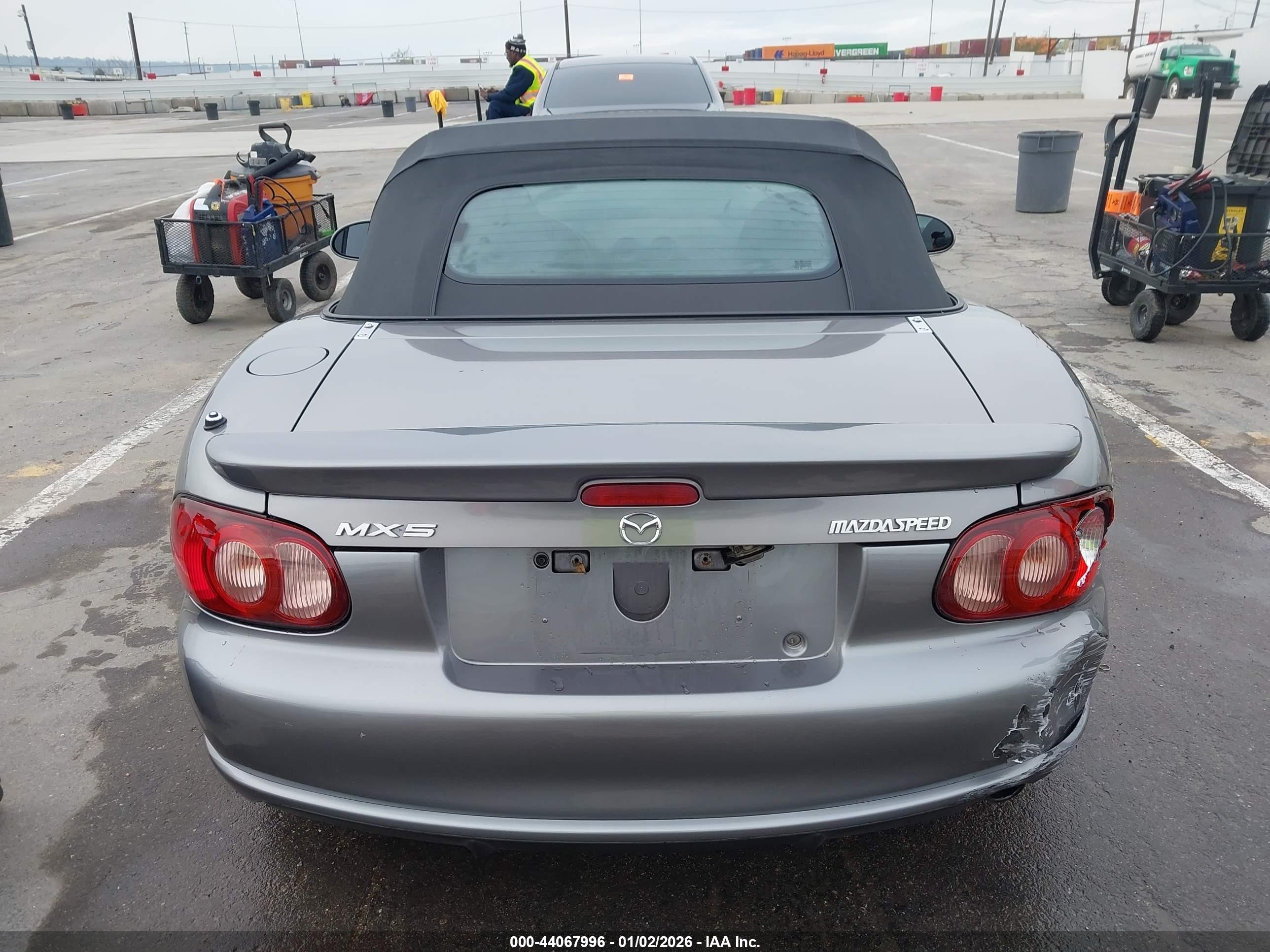 2004 Mazda Mazdaspeed Mx-5 Miata Cloth Серебряный vin: JM1NB354840408572