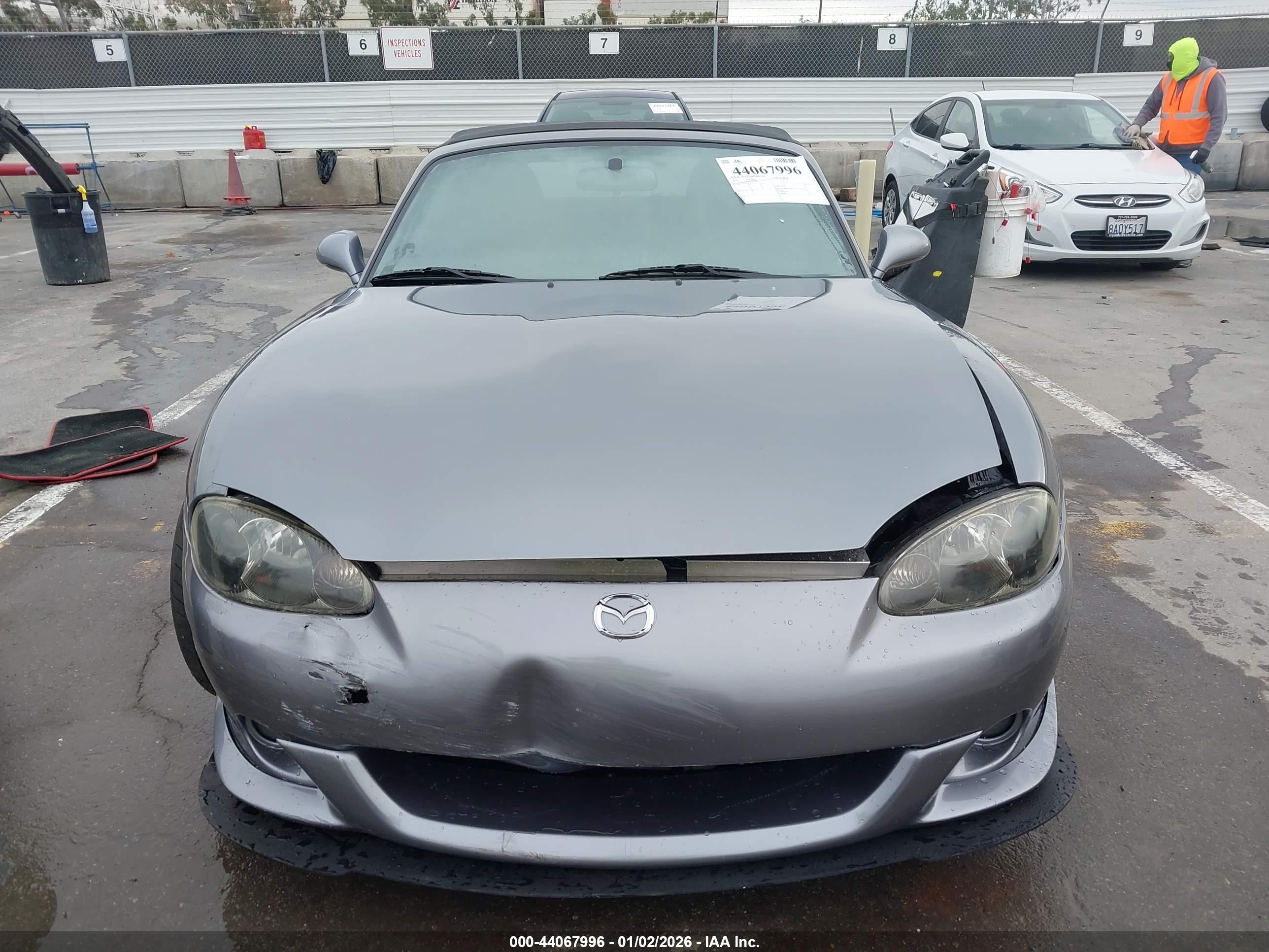 2004 Mazda Mazdaspeed Mx-5 Miata Cloth Серебряный vin: JM1NB354840408572