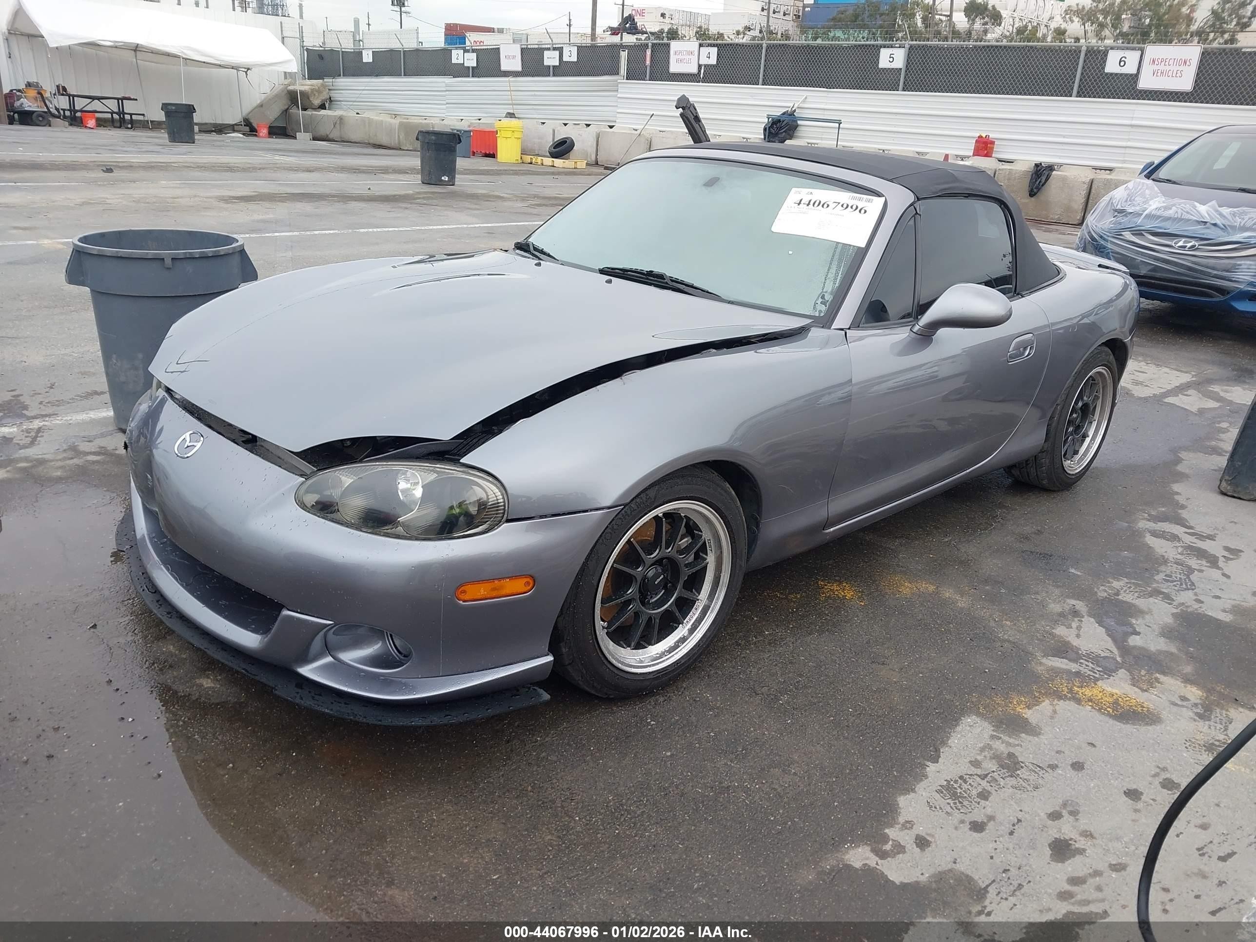 2004 Mazda Mazdaspeed Mx-5 Miata Cloth Серебряный vin: JM1NB354840408572