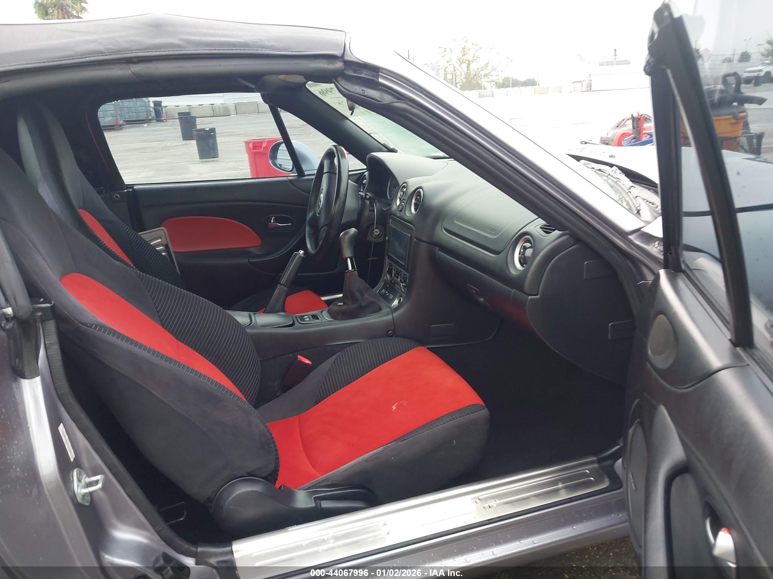 2004 Mazda Mazdaspeed Mx-5 Miata Cloth Серебряный vin: JM1NB354840408572