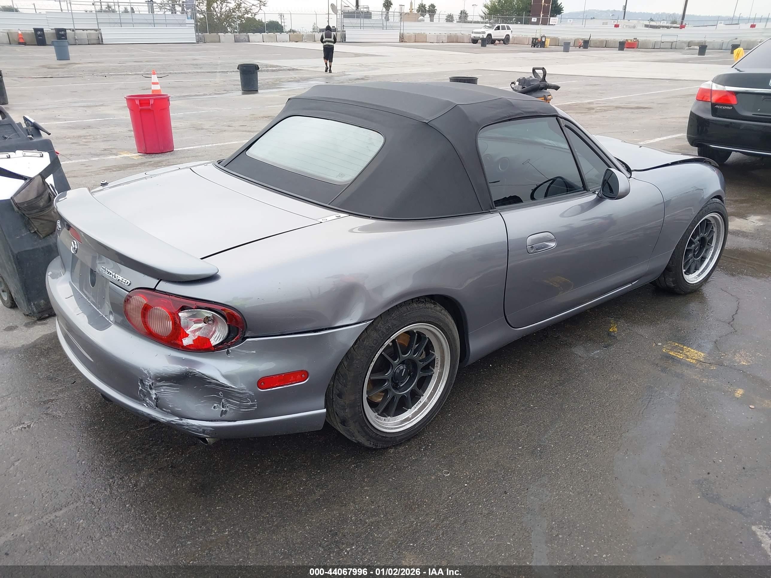 2004 Mazda Mazdaspeed Mx-5 Miata Cloth Серебряный vin: JM1NB354840408572
