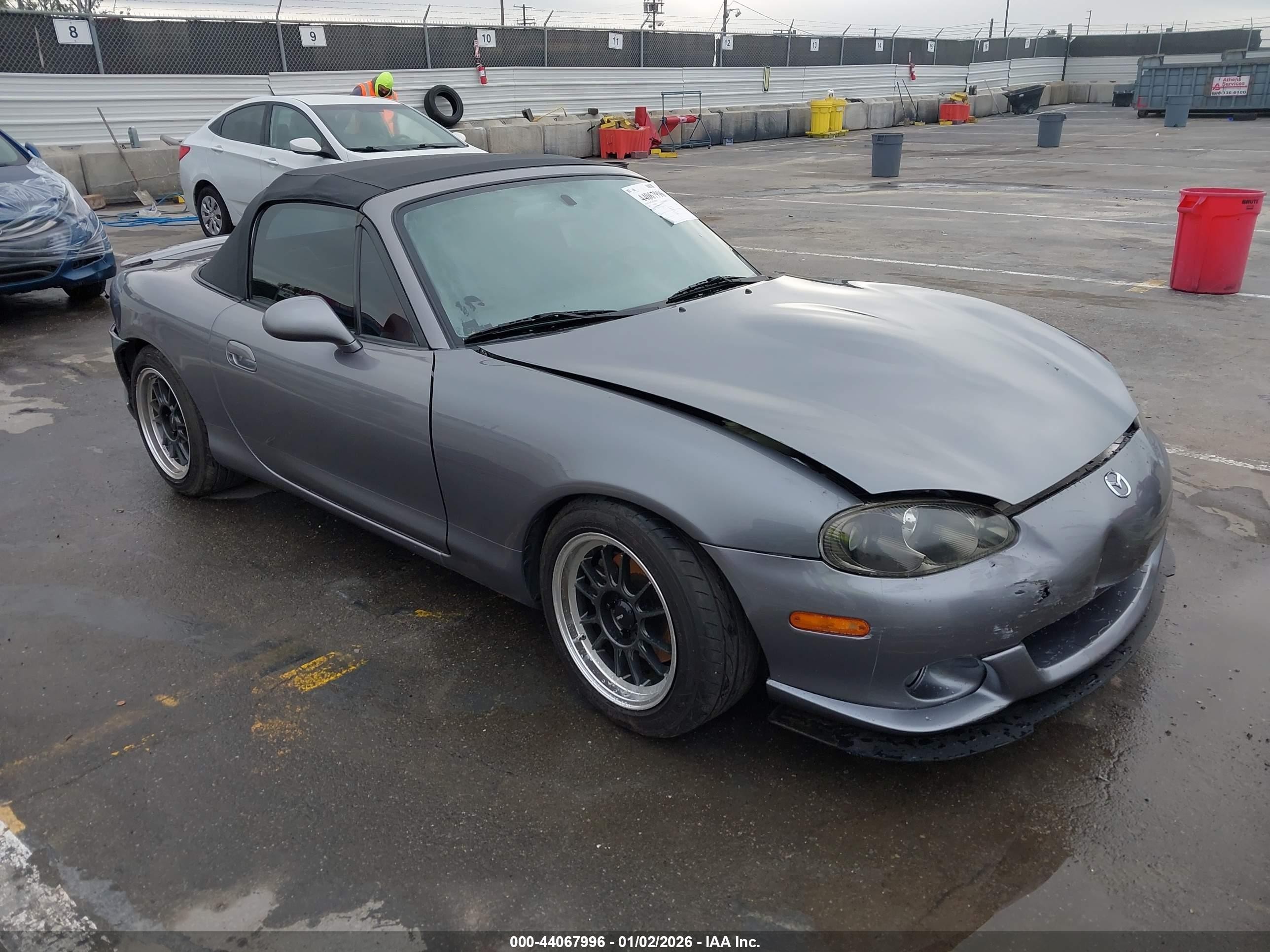 2004 Mazda Mazdaspeed Mx-5 Miata Cloth Серебряный vin: JM1NB354840408572