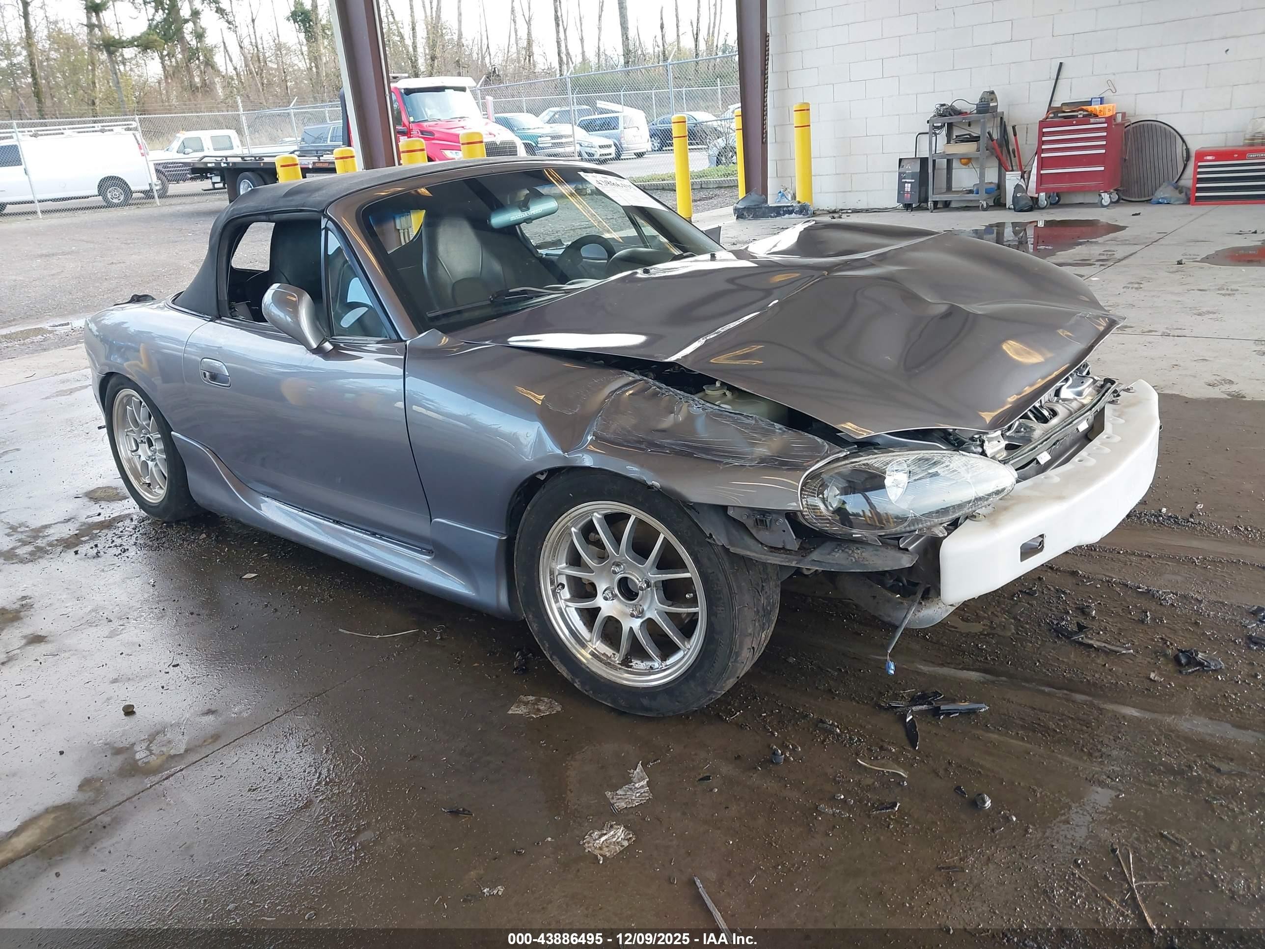 2004 Mazda Mazdaspeed Mx-5 Miata Cloth Серый vin: JM1NB354940407026