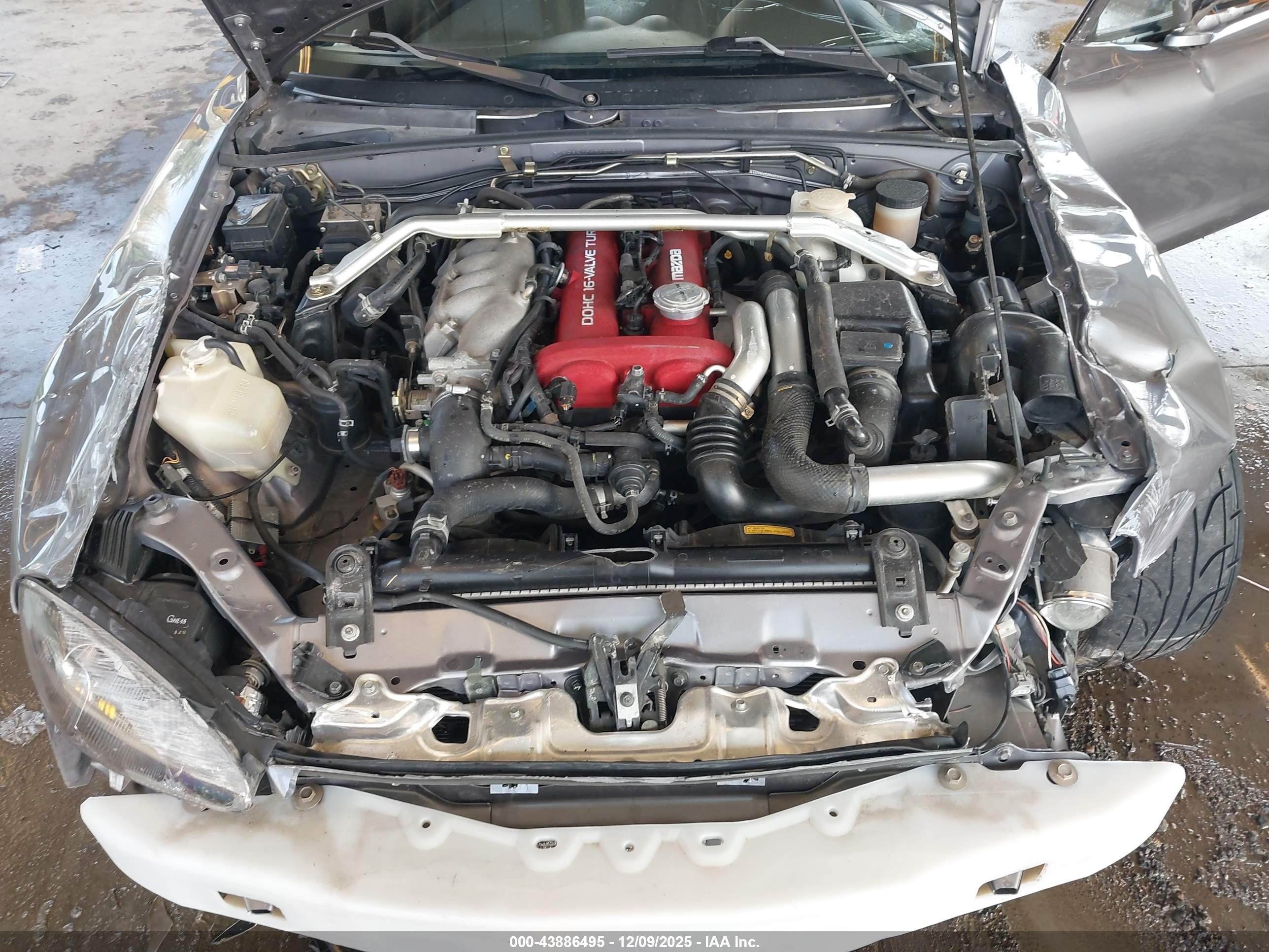 2004 Mazda Mazdaspeed Mx-5 Miata Cloth Серый vin: JM1NB354940407026