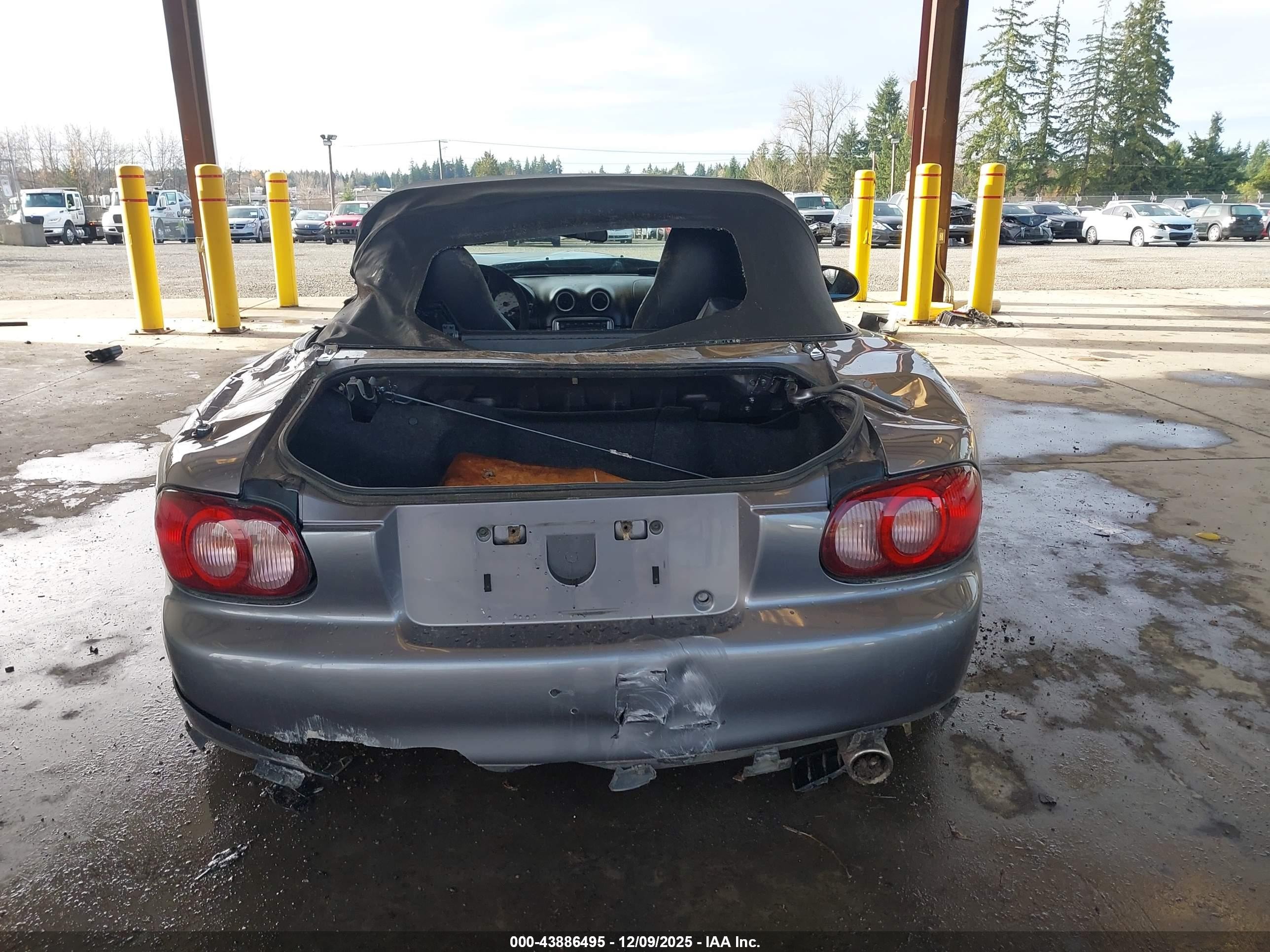2004 Mazda Mazdaspeed Mx-5 Miata Cloth Серый vin: JM1NB354940407026