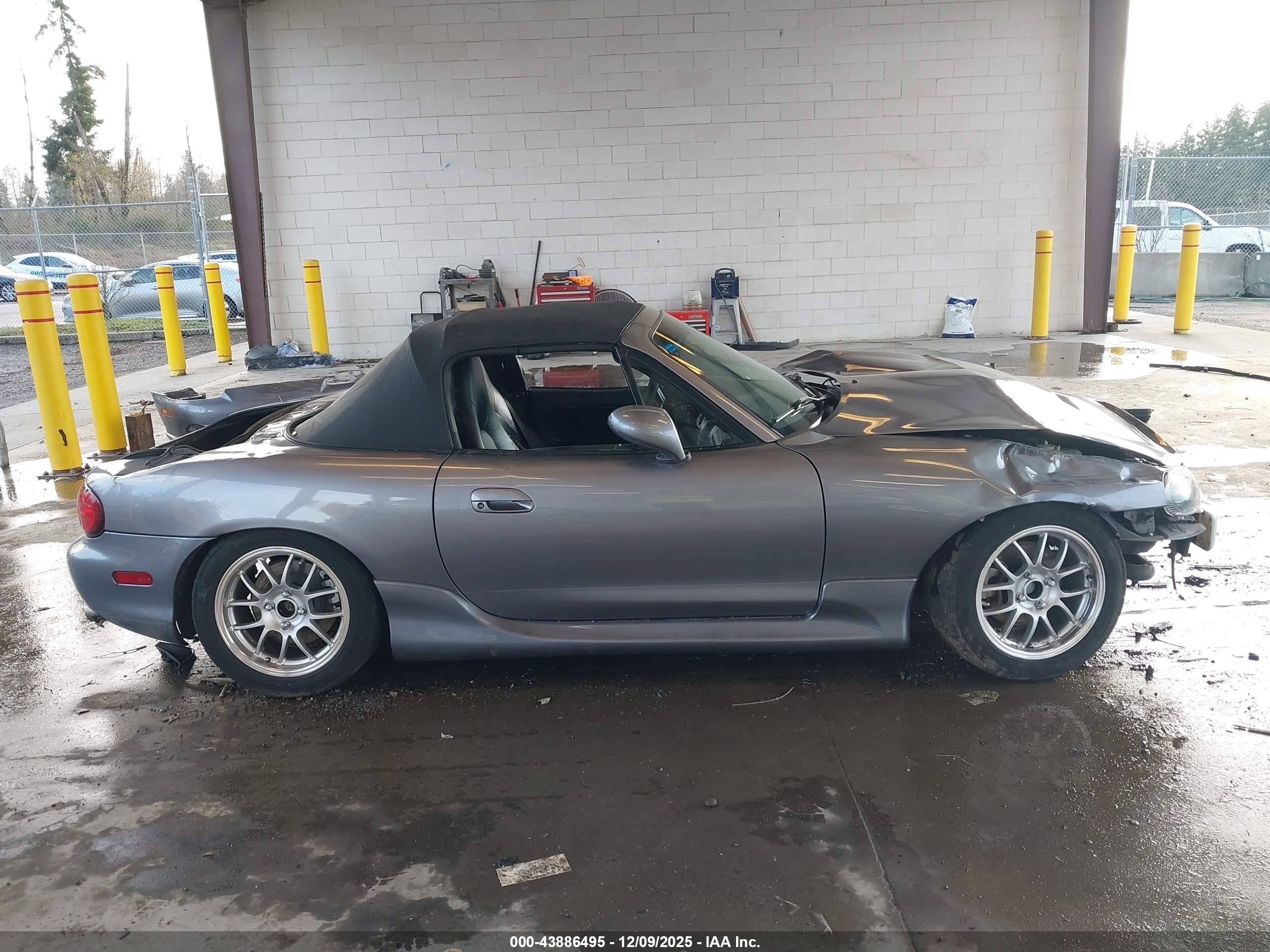 2004 Mazda Mazdaspeed Mx-5 Miata Cloth Серый vin: JM1NB354940407026