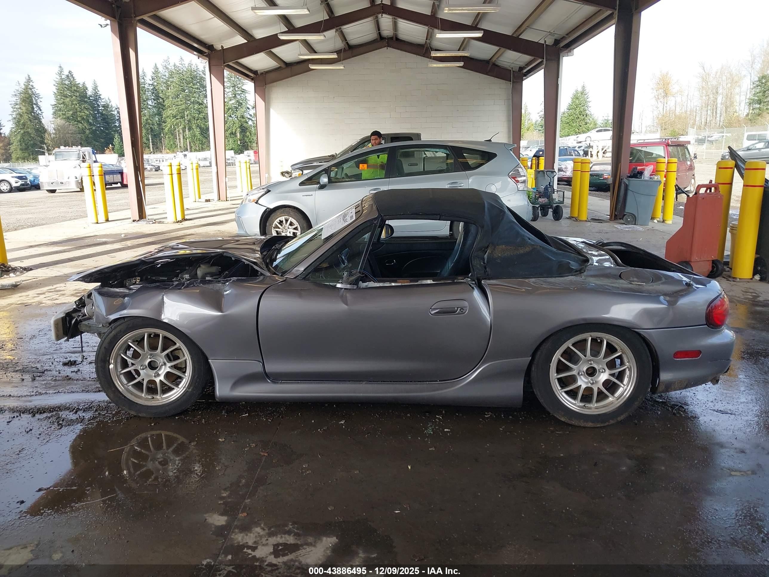 2004 Mazda Mazdaspeed Mx-5 Miata Cloth Серый vin: JM1NB354940407026