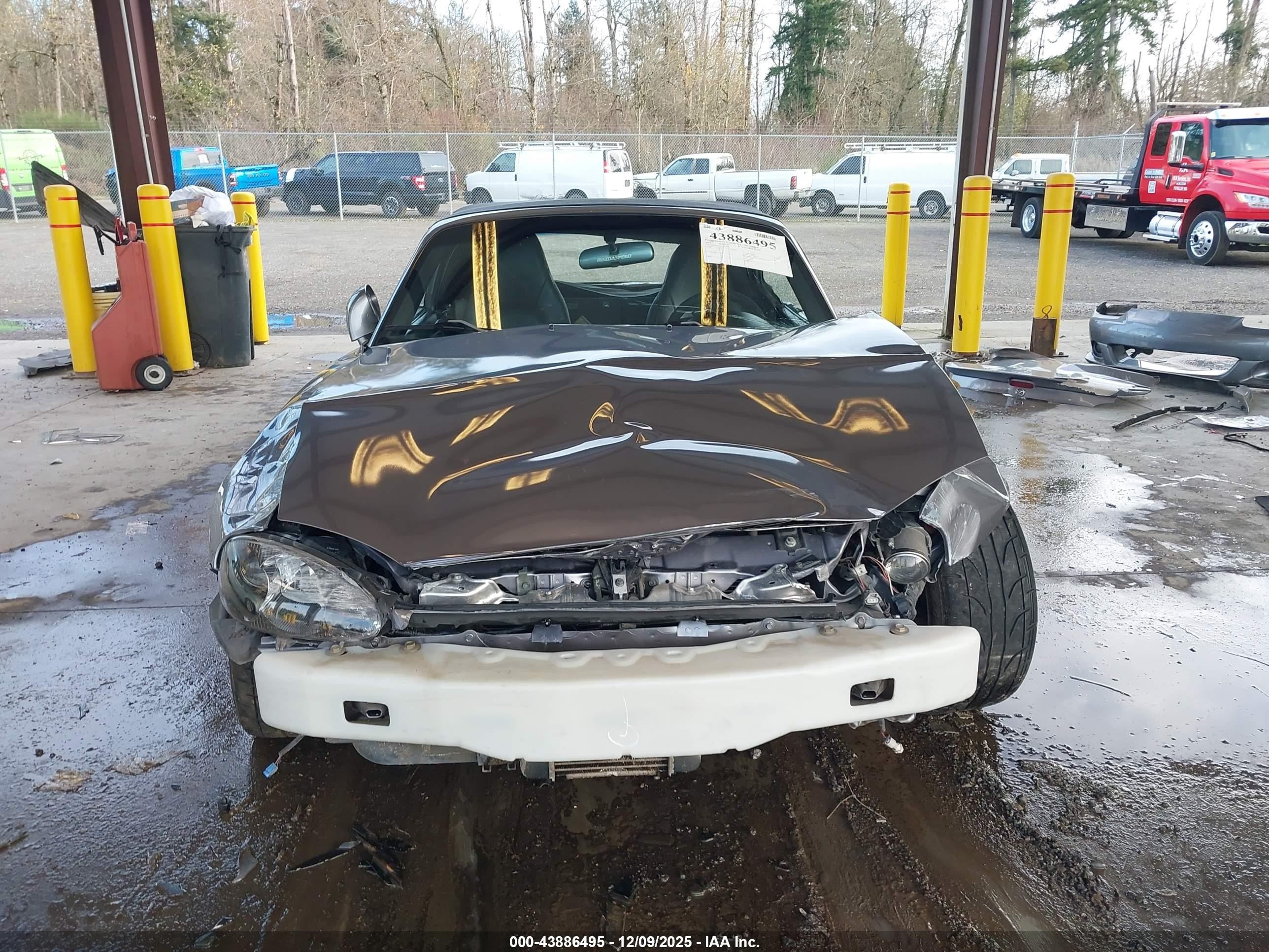 2004 Mazda Mazdaspeed Mx-5 Miata Cloth Серый vin: JM1NB354940407026