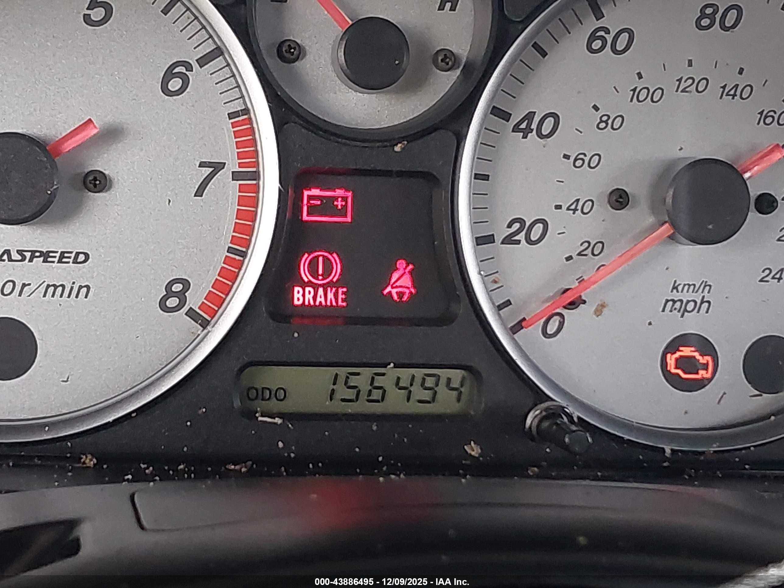 2004 Mazda Mazdaspeed Mx-5 Miata Cloth Серый vin: JM1NB354940407026
