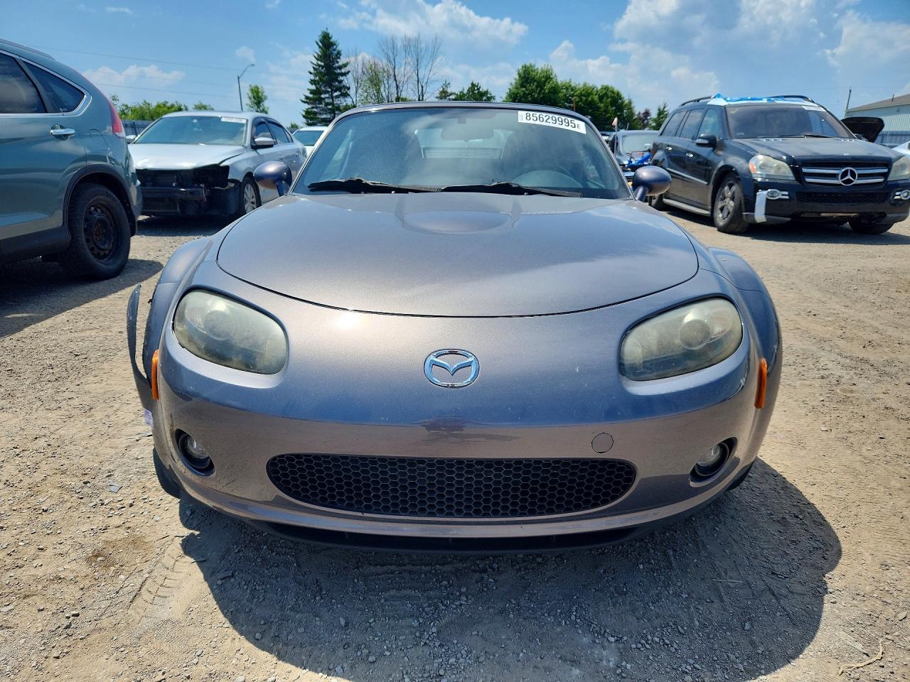 2007 Mazda Mx-5 Miata Gray vin: JM1NC15F170133523