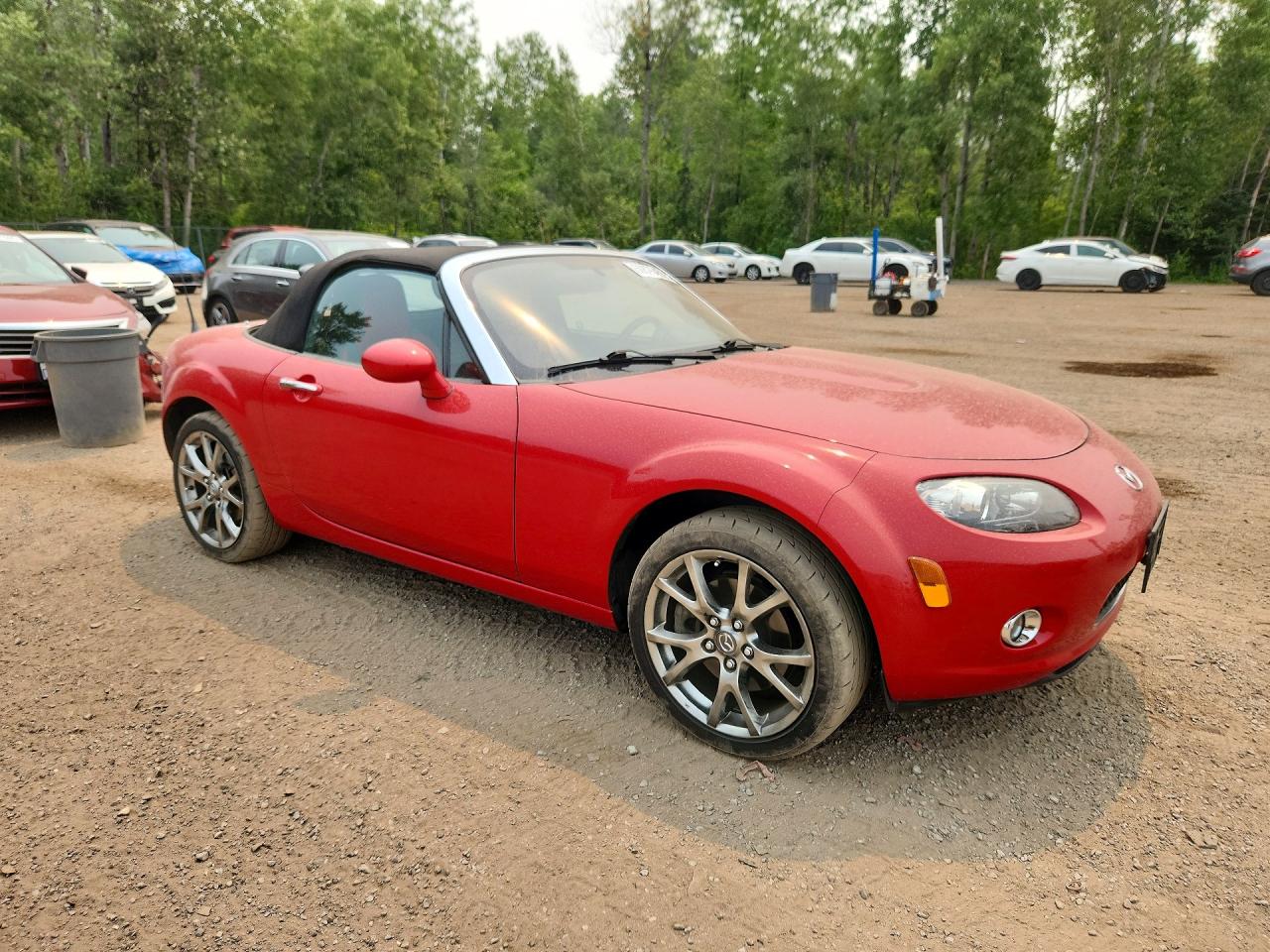 2006 Mazda Mx-5 Miata Red vin: JM1NC15F960102079