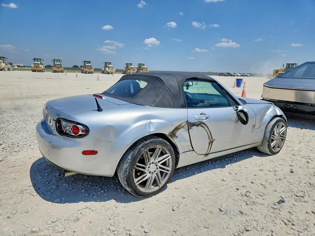 2008 Mazda Mx-5 Miata Silver vin: JM1NC25F080148389