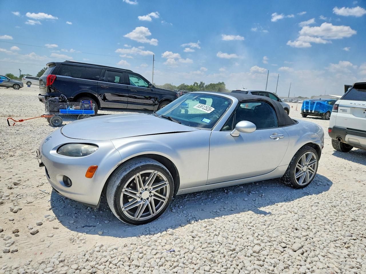 2008 Mazda Mx-5 Miata Silver vin: JM1NC25F080148389