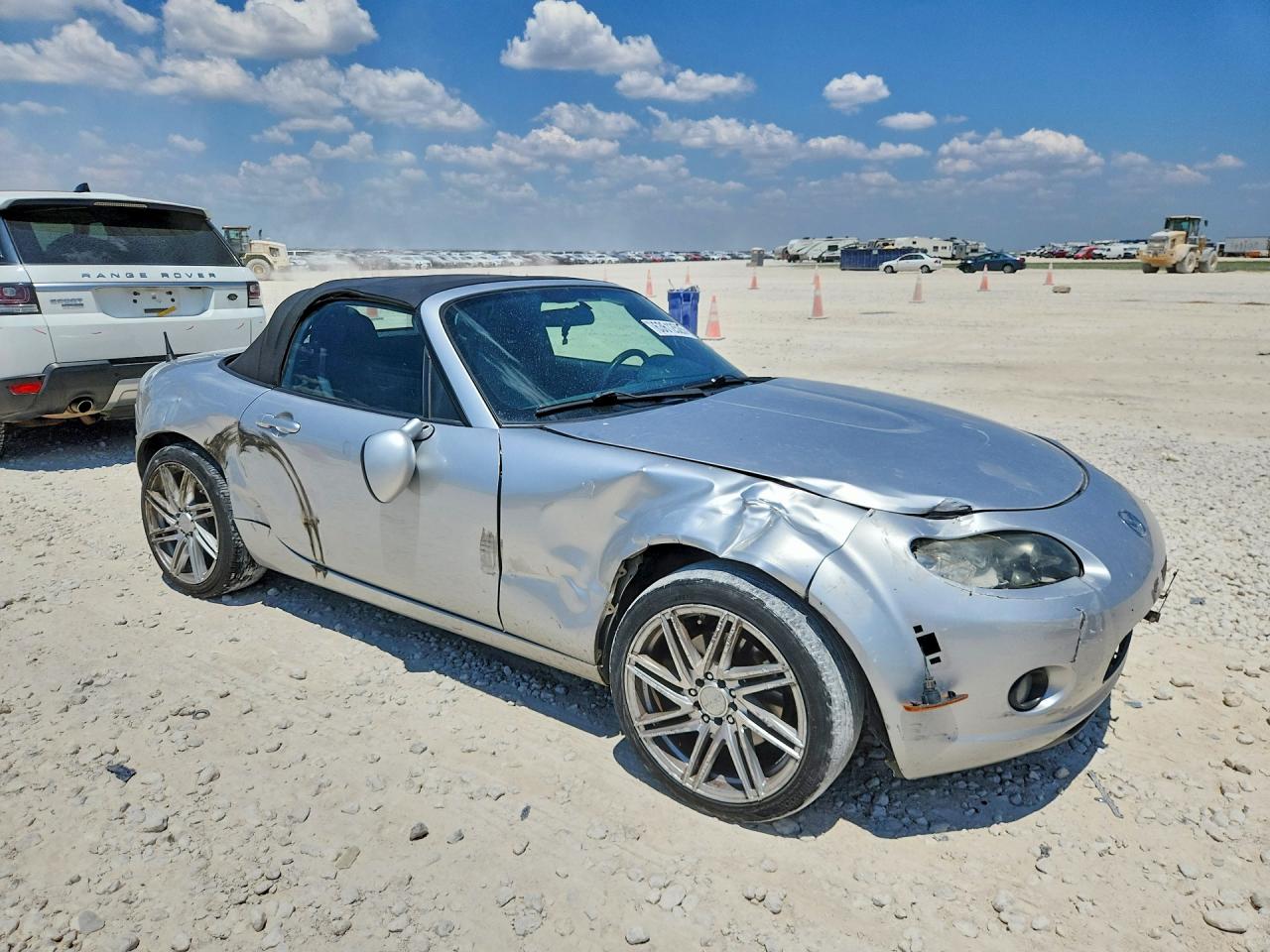 2008 Mazda Mx-5 Miata Silver vin: JM1NC25F080148389