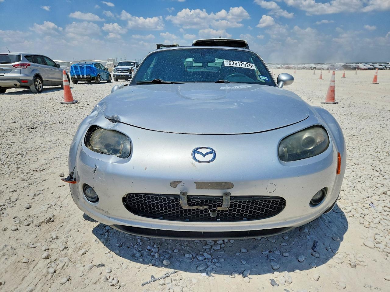 2008 Mazda Mx-5 Miata Silver vin: JM1NC25F080148389