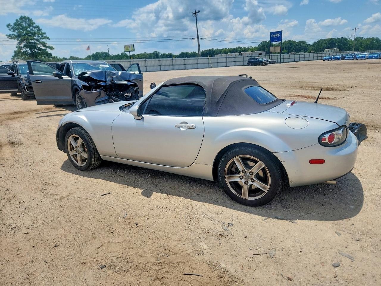 2006 Mazda Mx-5 Miata Silver vin: JM1NC25F160105872