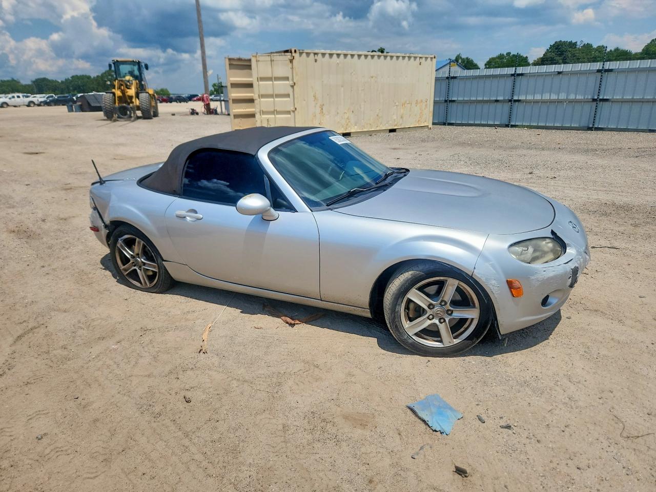 2006 Mazda Mx-5 Miata Silver vin: JM1NC25F160105872