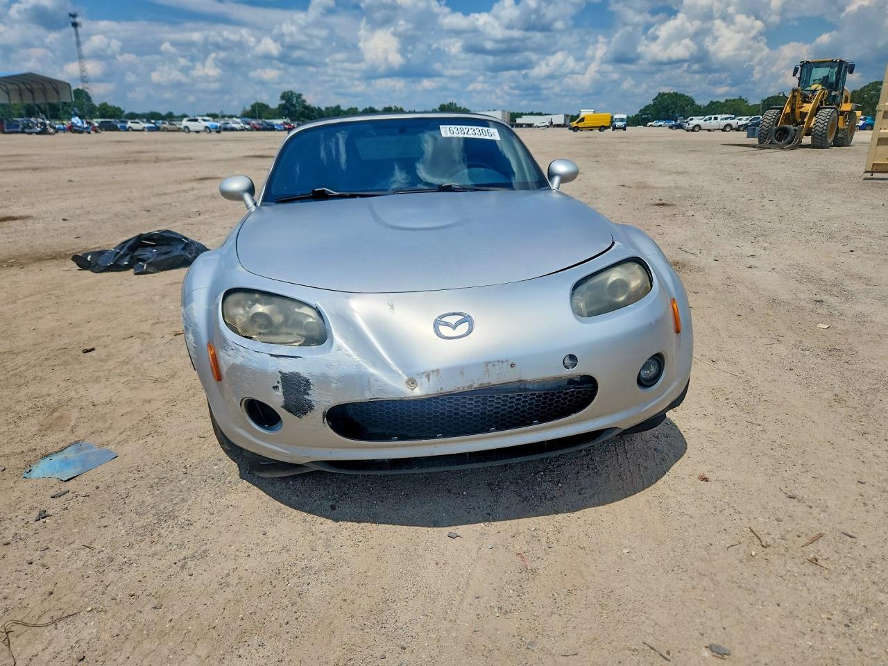 2006 Mazda Mx-5 Miata Silver vin: JM1NC25F160105872
