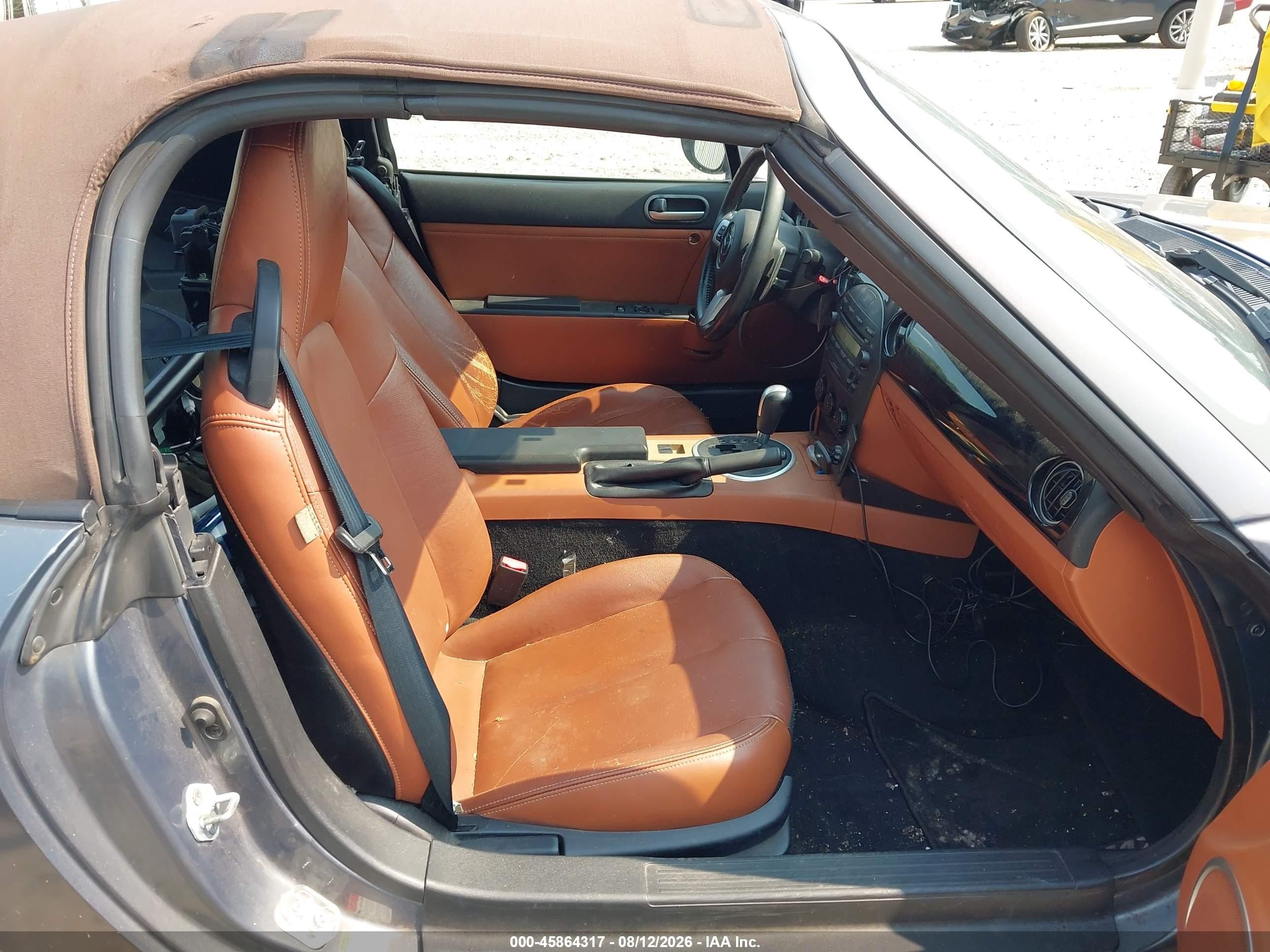2006 Mazda Mx-5 Grand Touring Gray vin: JM1NC25F160119934