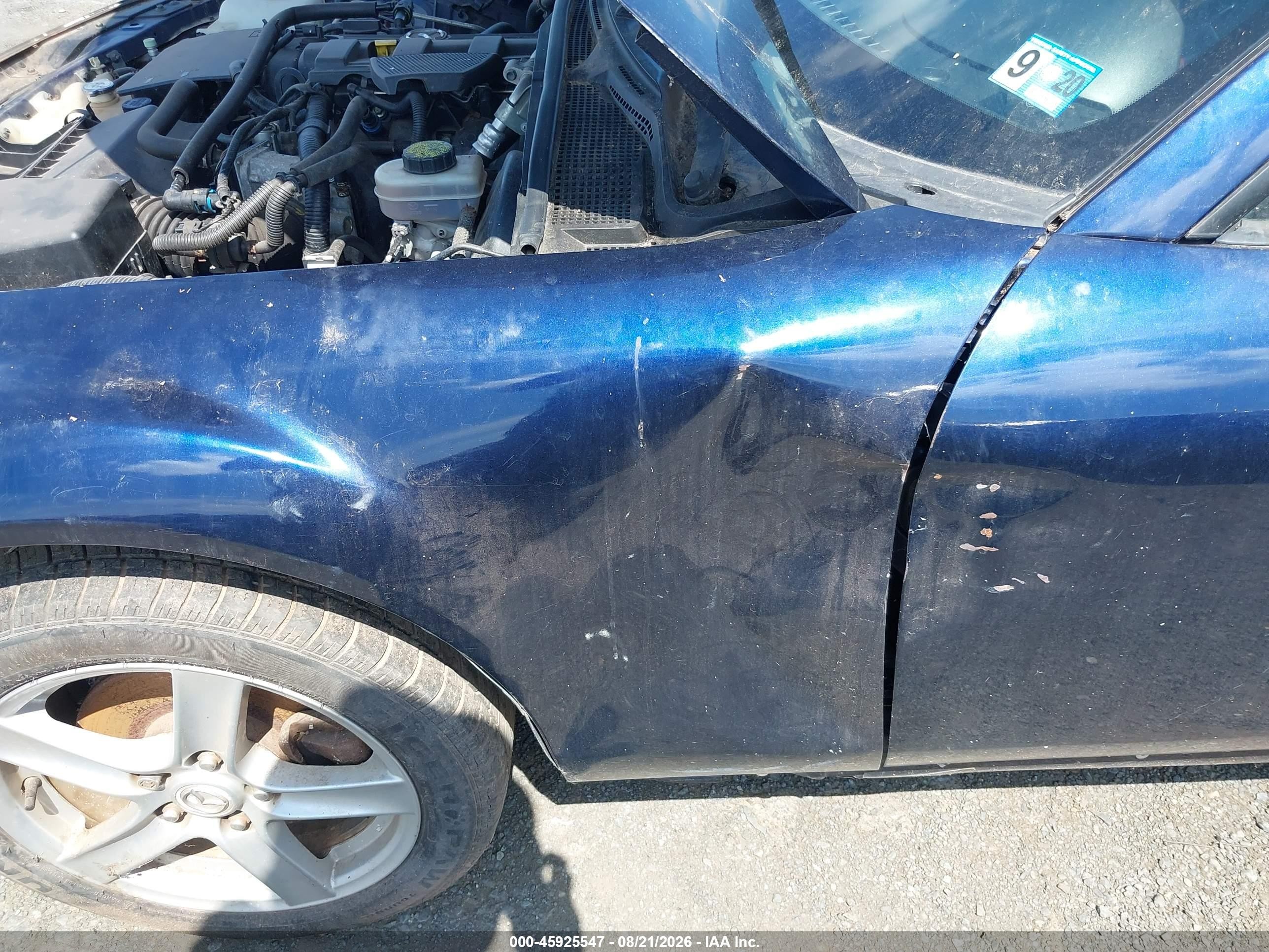 2007 Mazda Mx-5 Sport Blue vin: JM1NC25F170126318