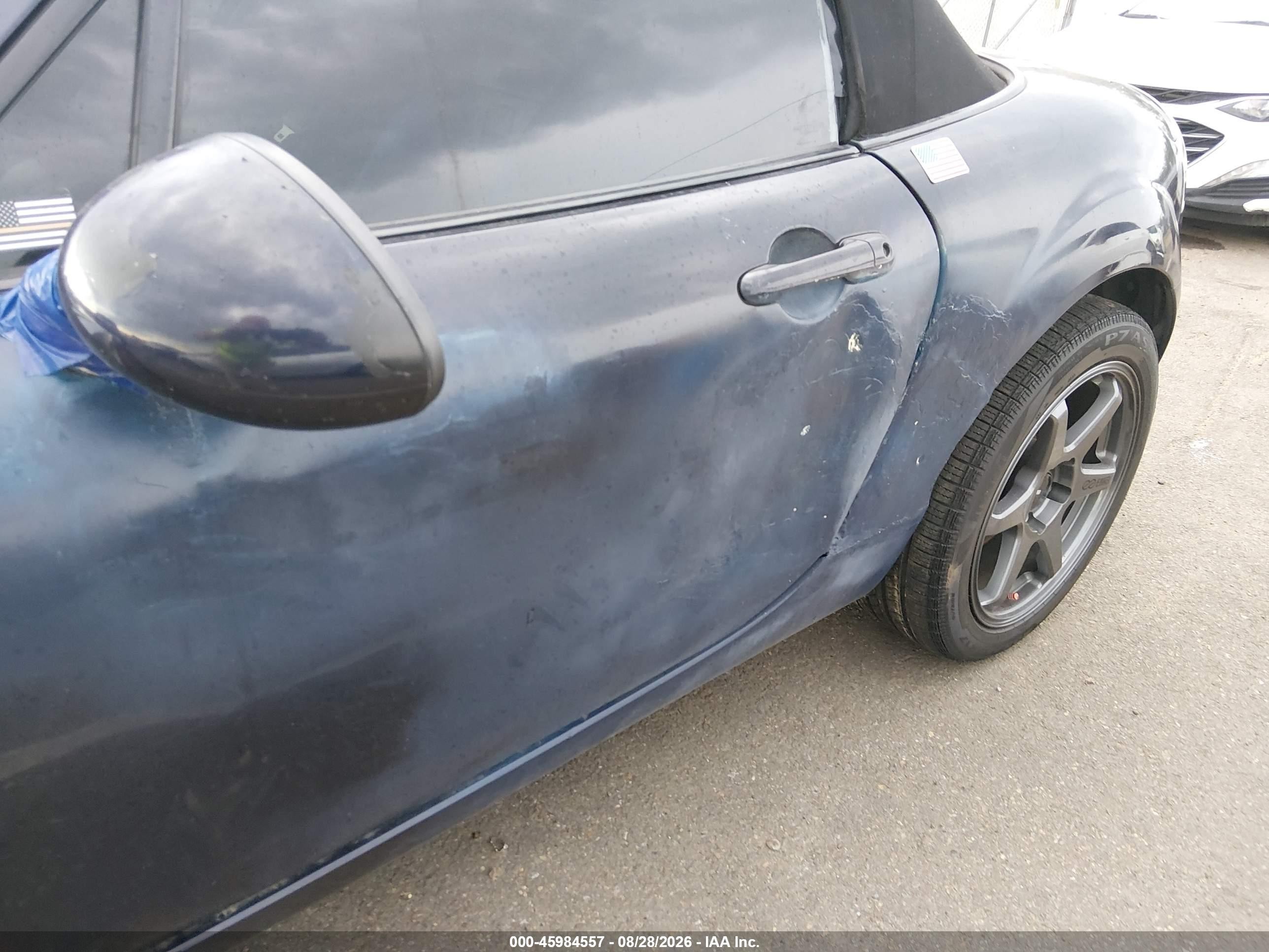 2007 Mazda Mx-5 Touring Black vin: JM1NC25F170132264