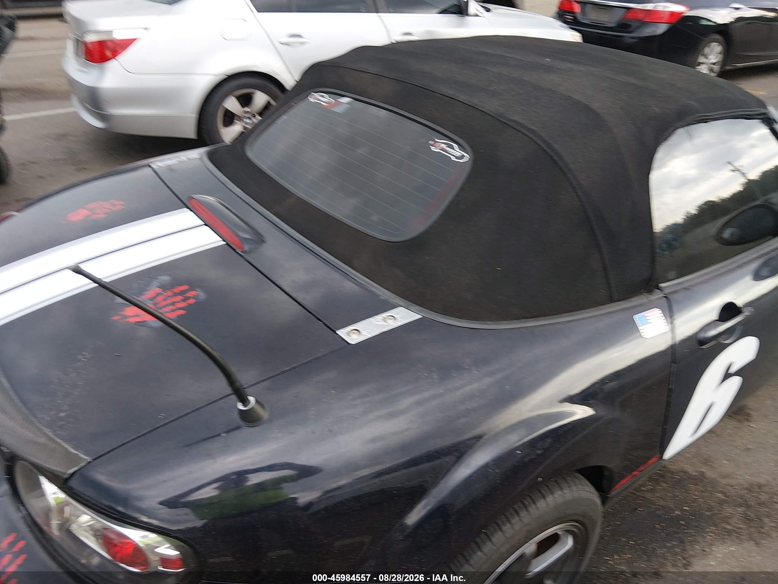 2007 Mazda Mx-5 Touring Black vin: JM1NC25F170132264