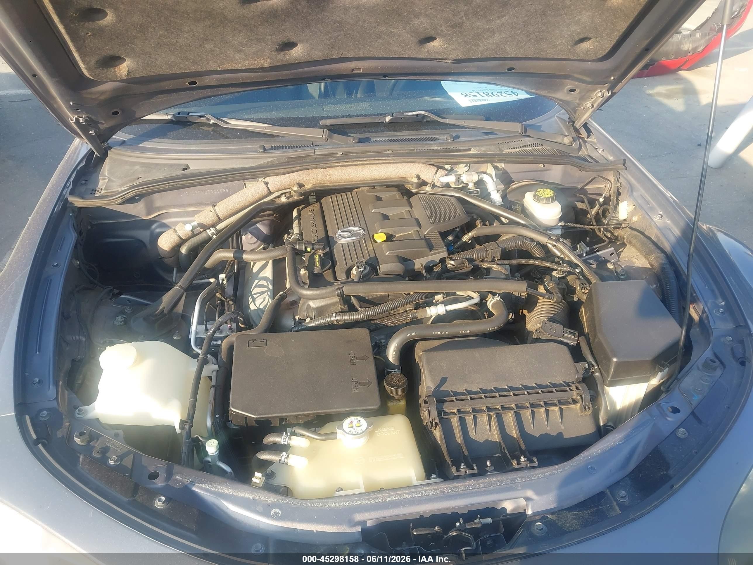 2007 Mazda Mx-5 Touring Gray vin: JM1NC25F170133883