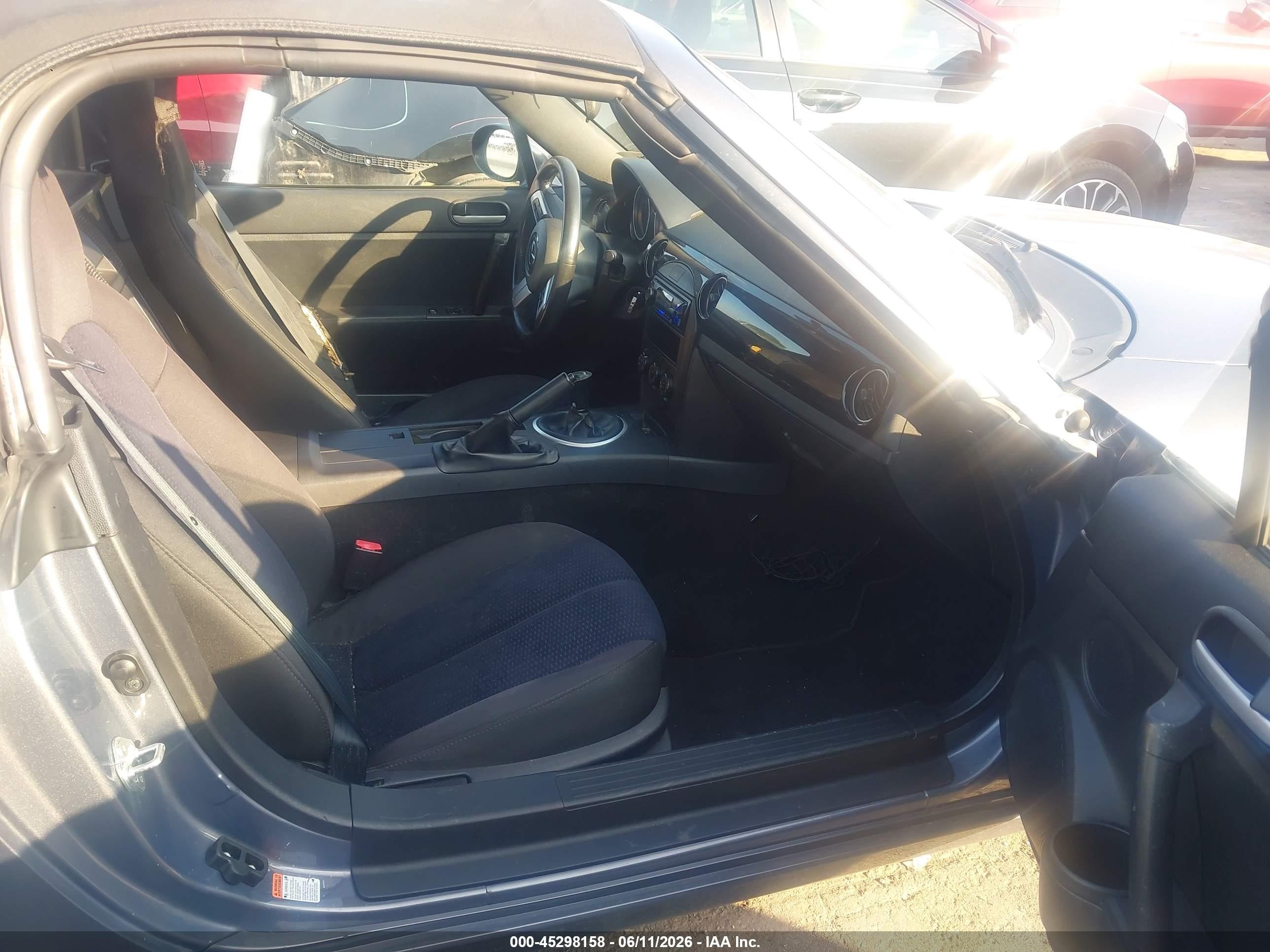 2007 Mazda Mx-5 Touring Gray vin: JM1NC25F170133883