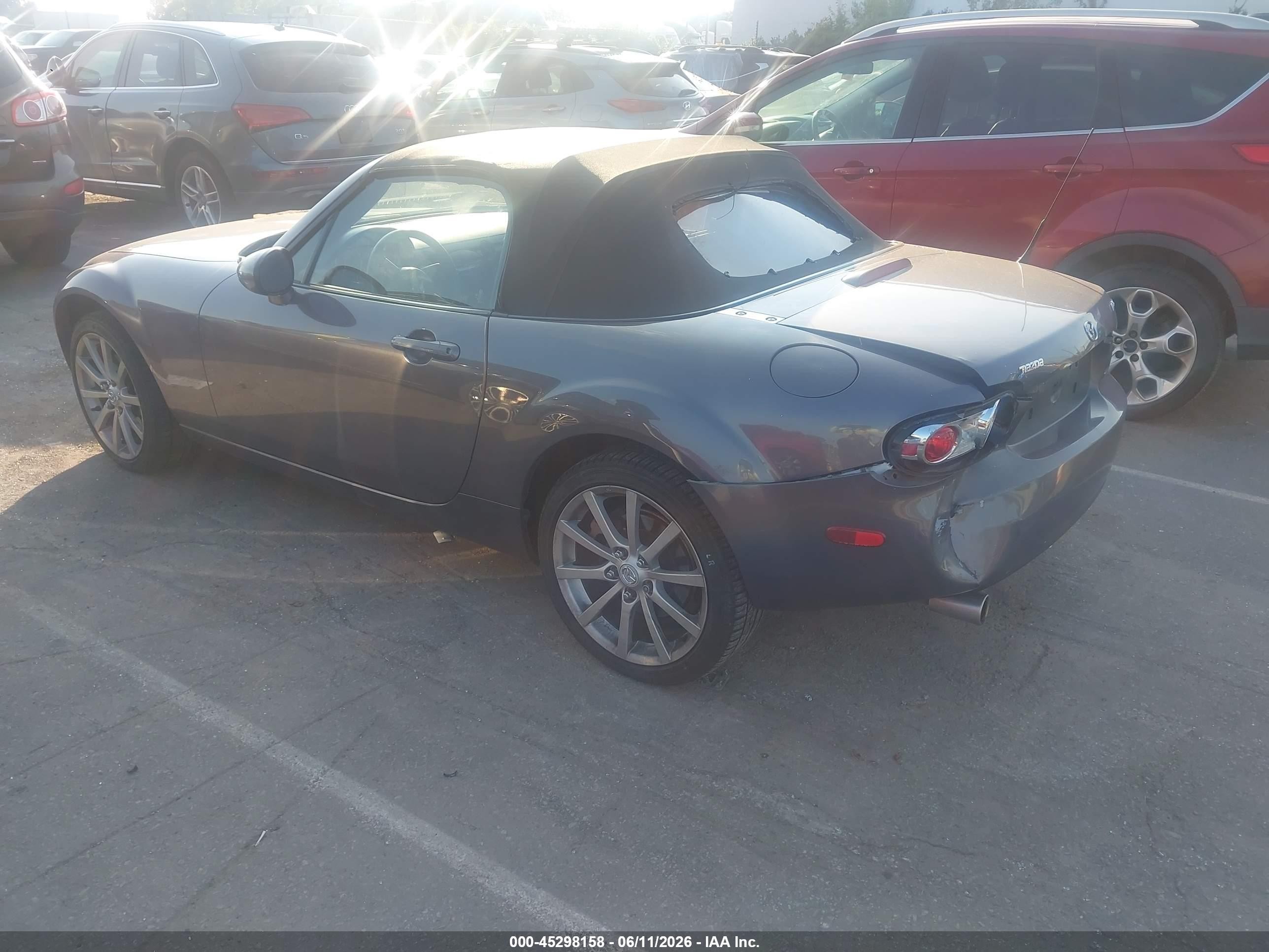 2007 Mazda Mx-5 Touring Gray vin: JM1NC25F170133883