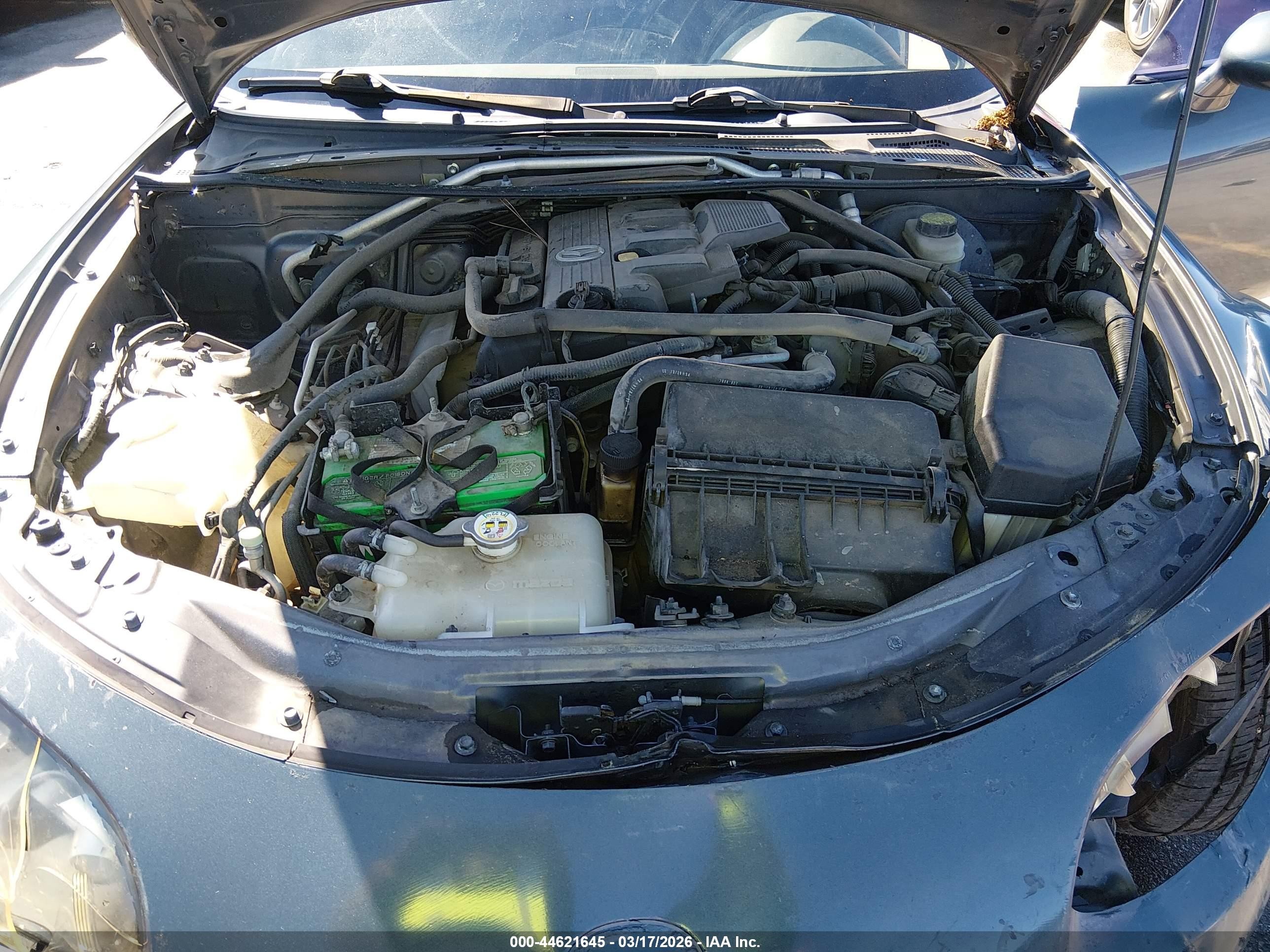 2008 Mazda Mx-5 Touring Blue vin: JM1NC25F180138891