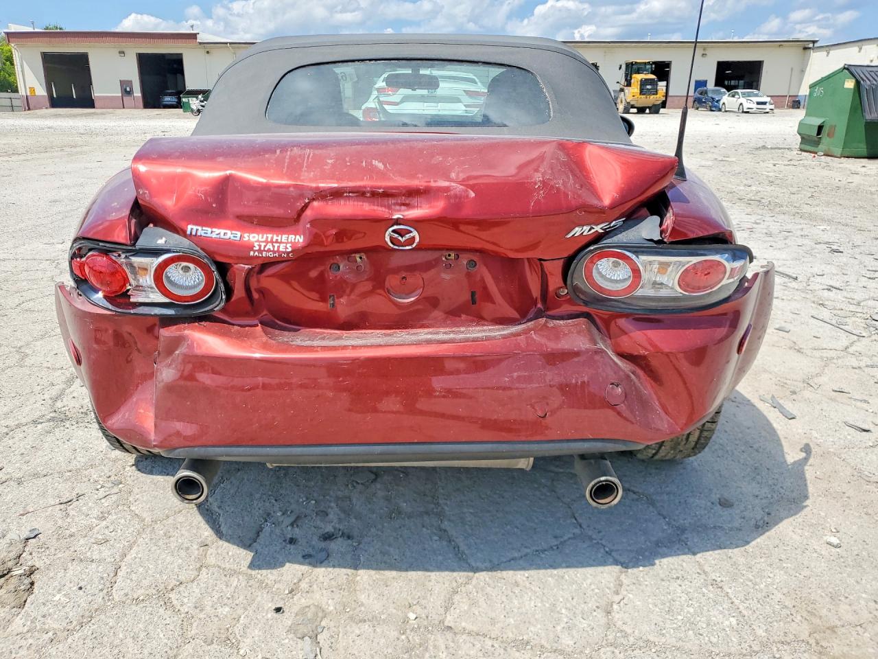 2008 Mazda Mx-5 Miata Maroon vin: JM1NC25F180153925