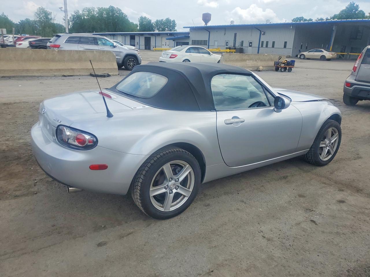 2006 Mazda Mx-5 Miata Silver vin: JM1NC25F260111809
