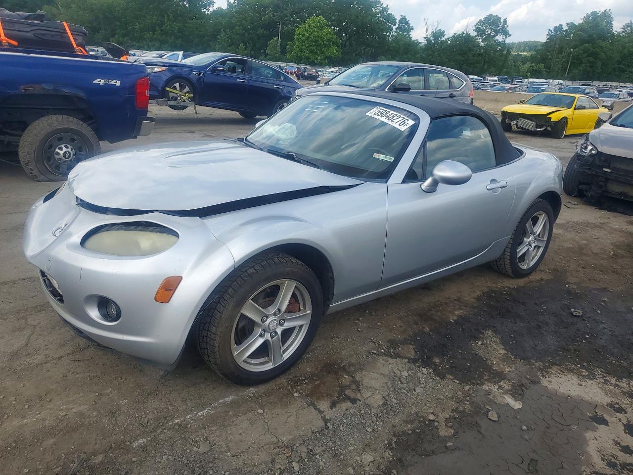 2006 Mazda Mx-5 Miata Silver vin: JM1NC25F260111809
