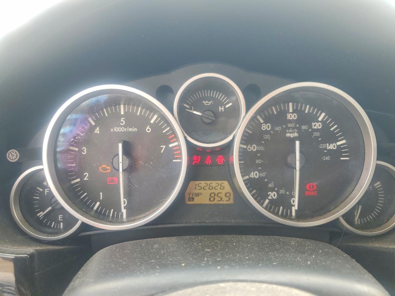 2006 Mazda Mx-5 Miata Silver vin: JM1NC25F260111809