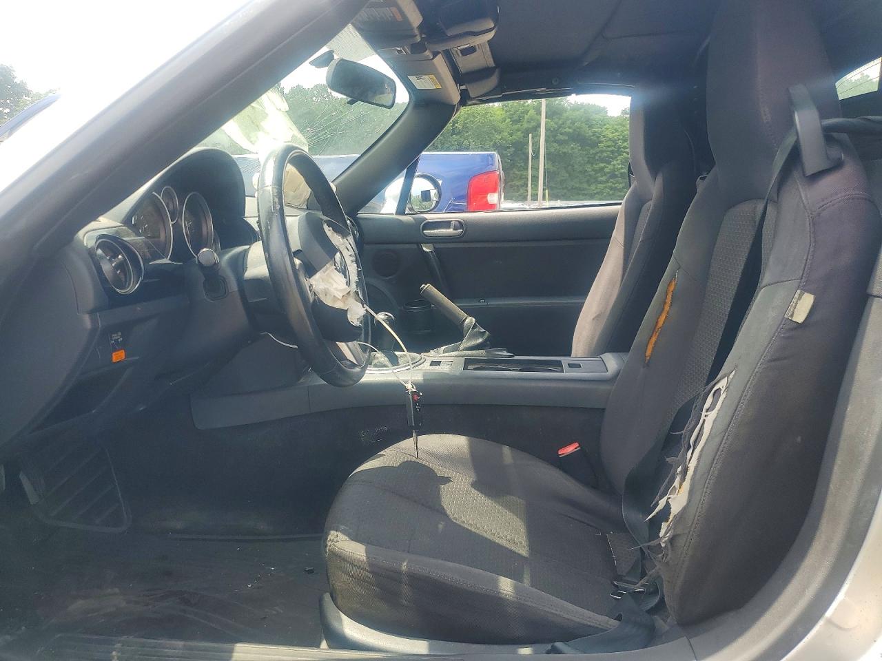 2006 Mazda Mx-5 Miata Silver vin: JM1NC25F260111809