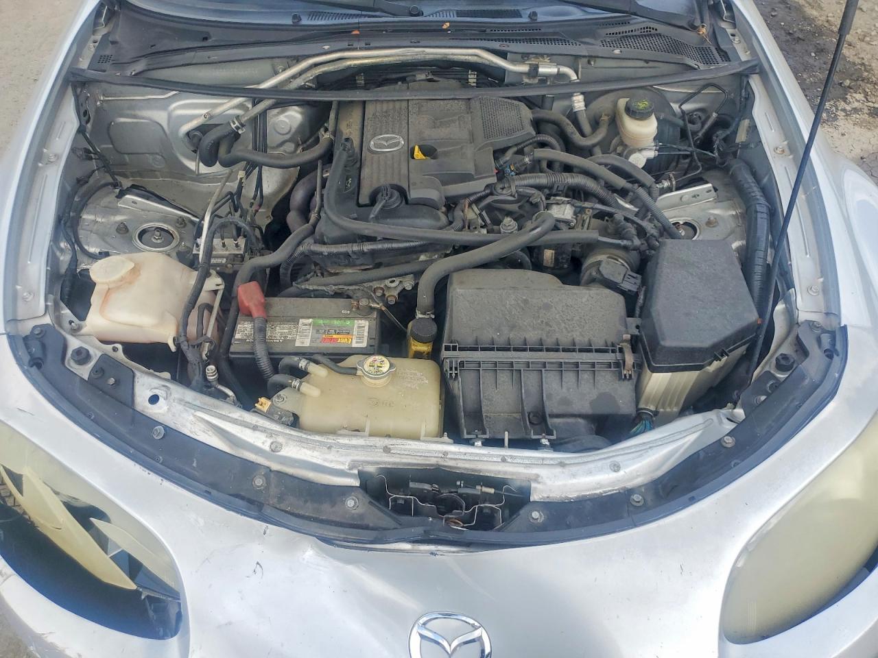 2006 Mazda Mx-5 Miata Silver vin: JM1NC25F260111809