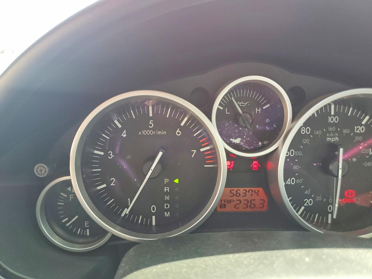 2007 Mazda Mx-5 Miata Red vin: JM1NC25F270129874