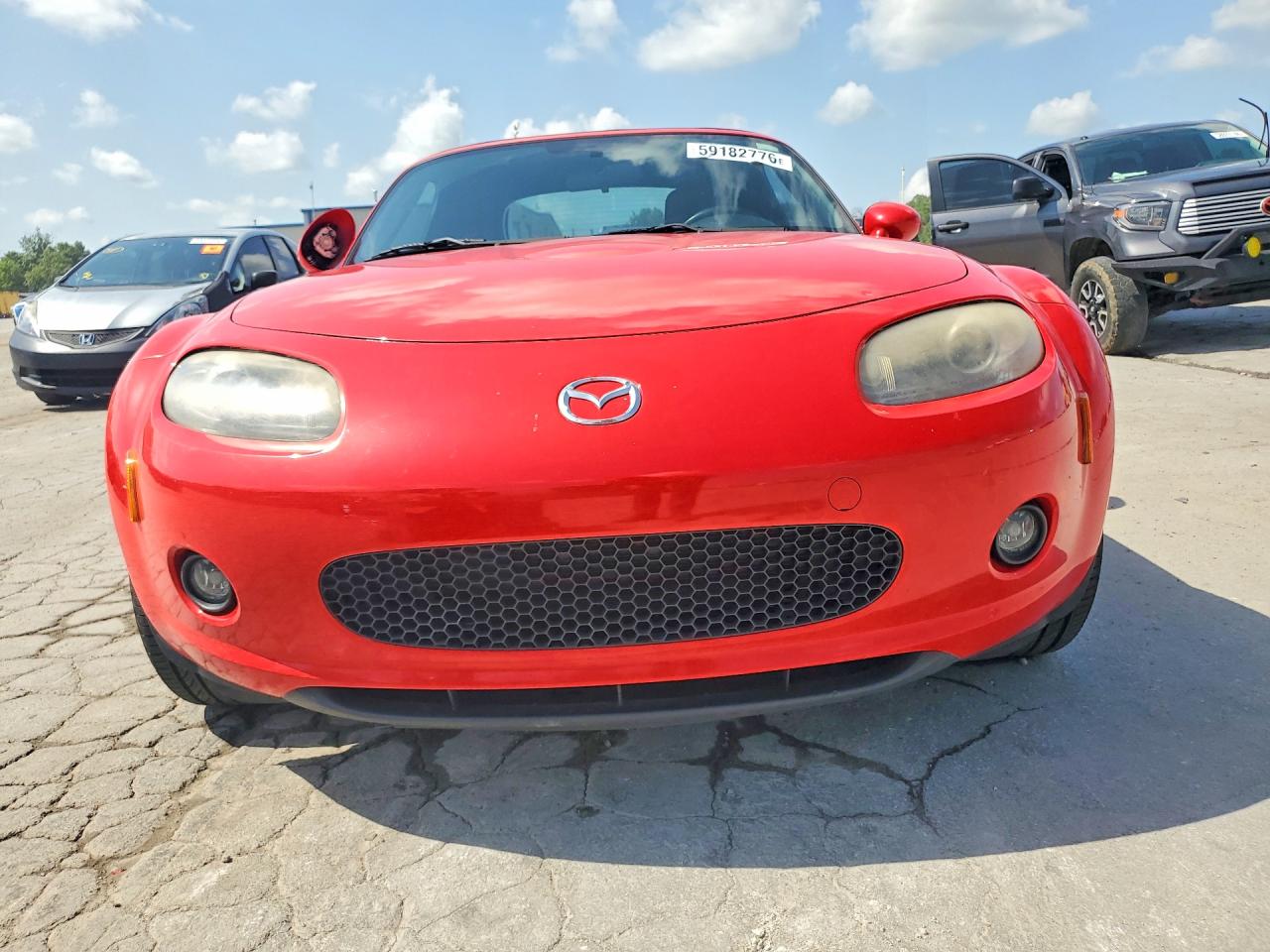 2007 Mazda Mx-5 Miata Red vin: JM1NC25F270129874